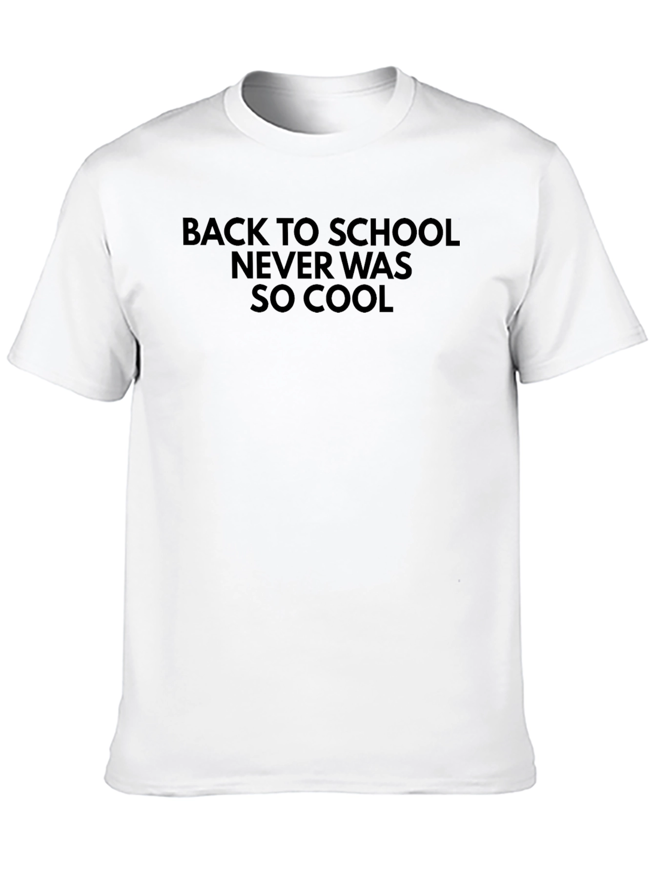 Back to School Never Was So Cool Black Tee