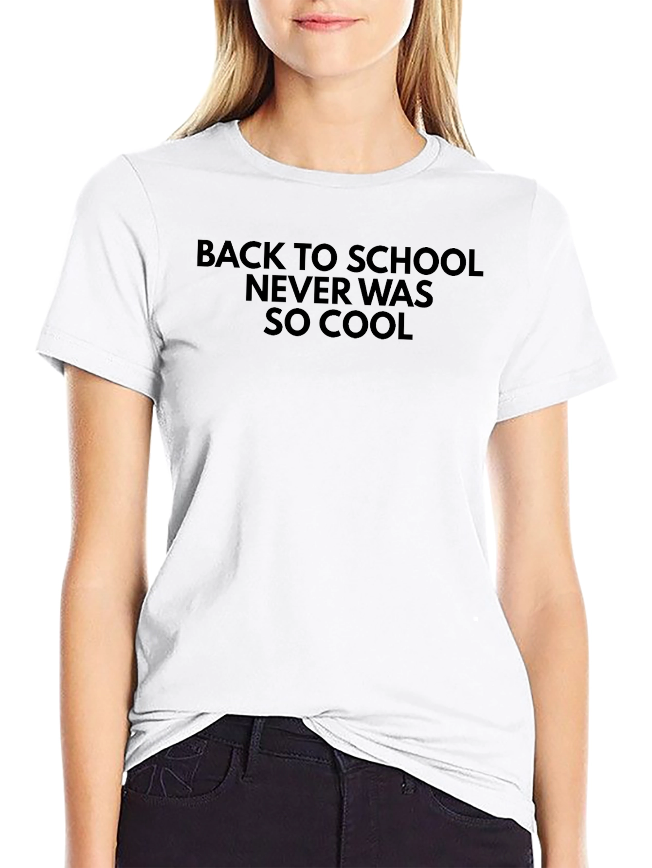Back to School Never Was So Cool Black Tee