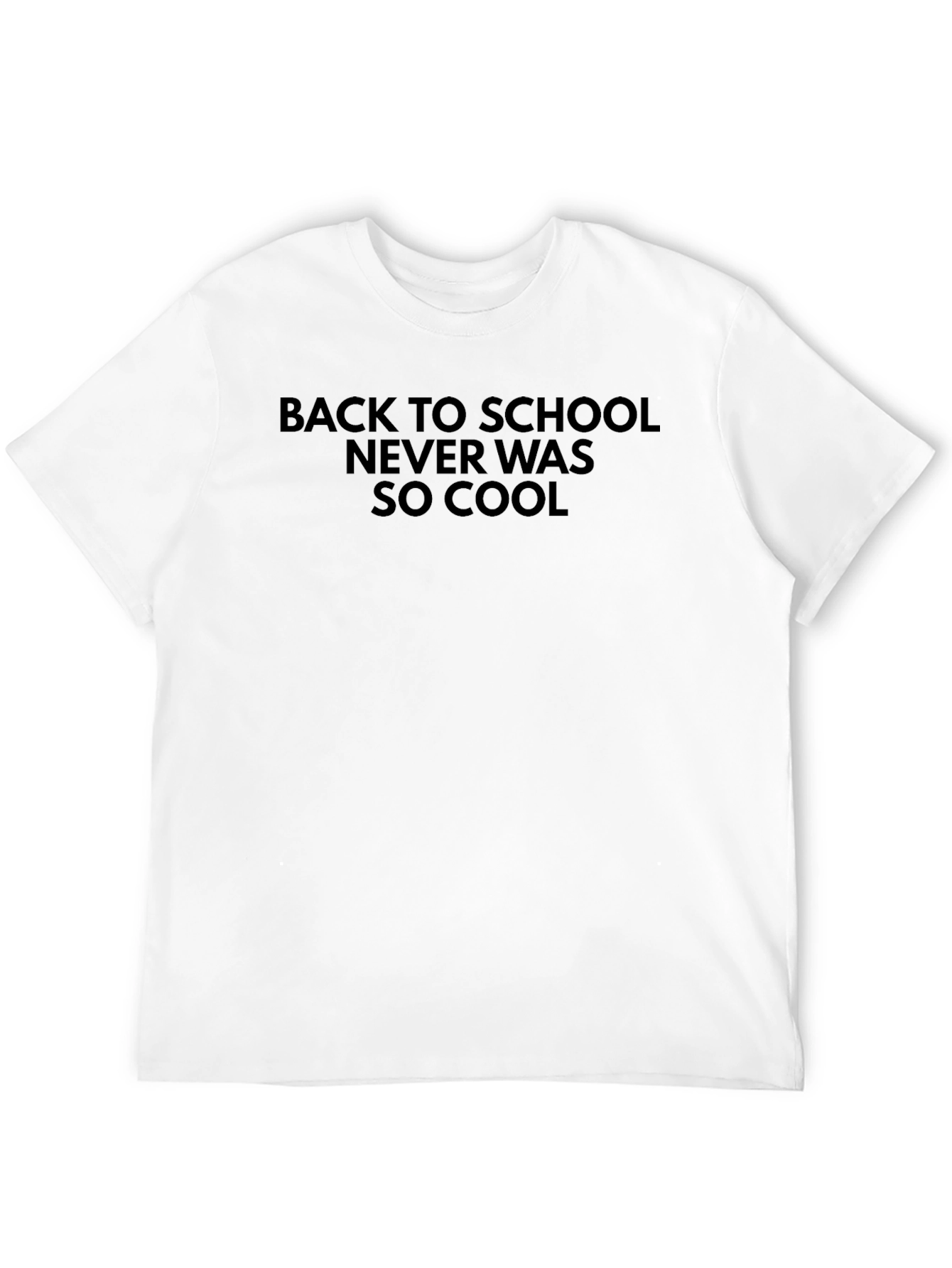 Back to School Never Was So Cool Black Tee