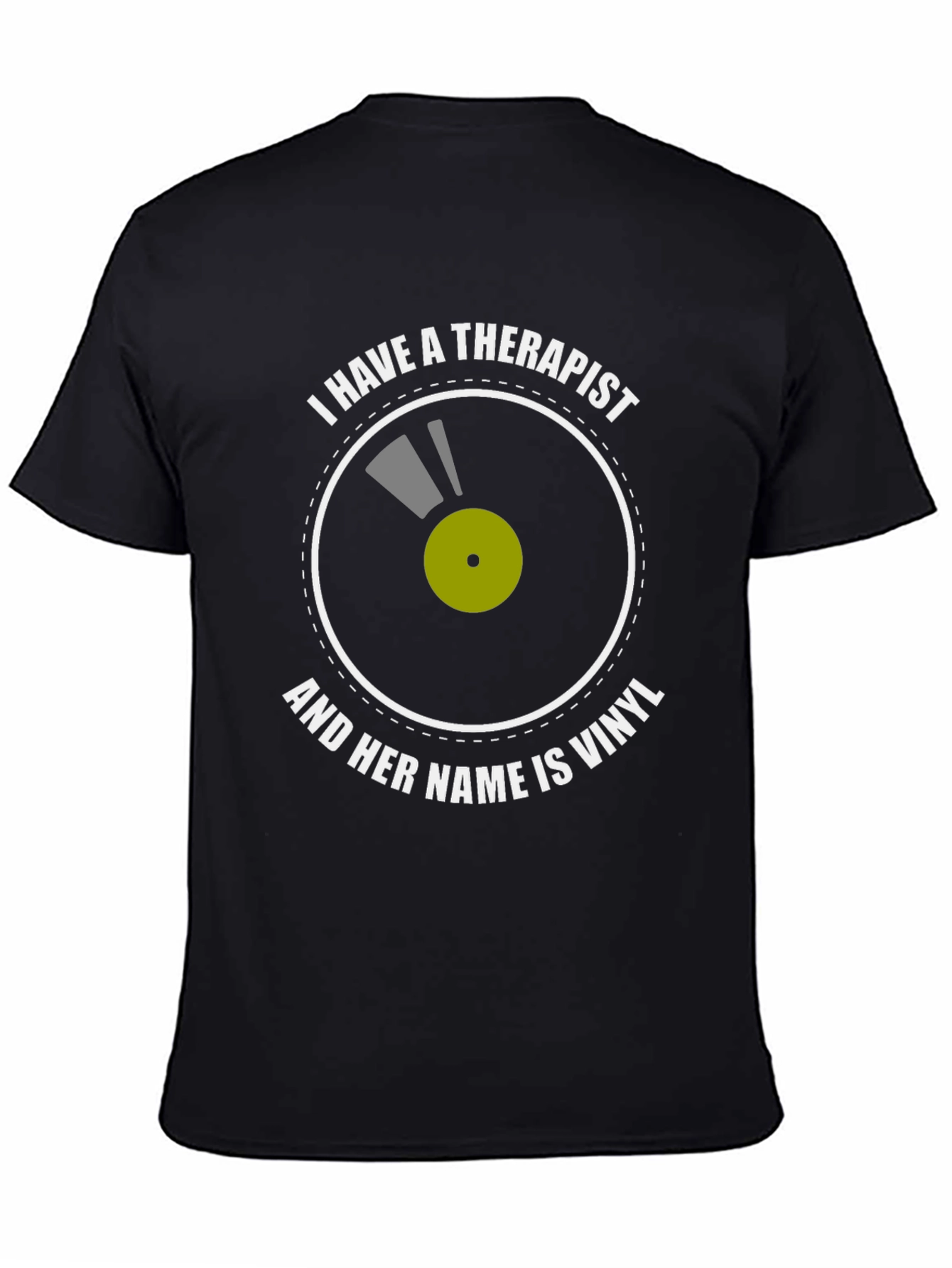 Vinyl Therapist T-Shirt: Music Lovers Comfort Tee
