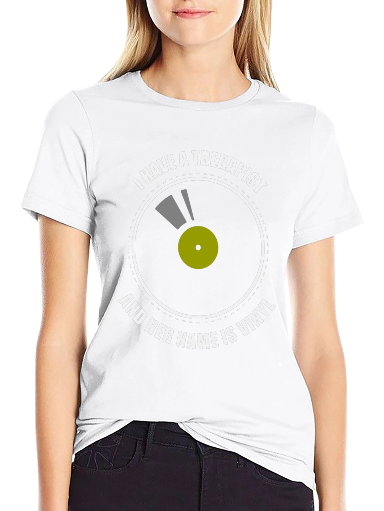 Vinyl Therapist T-Shirt: Music Lovers Comfort Tee