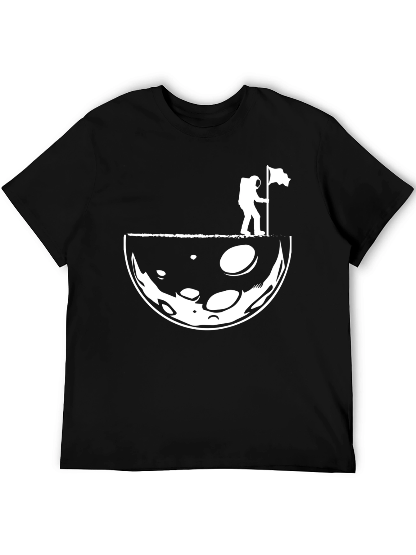 Astronaut Moon Landing Graphic T-Shirt