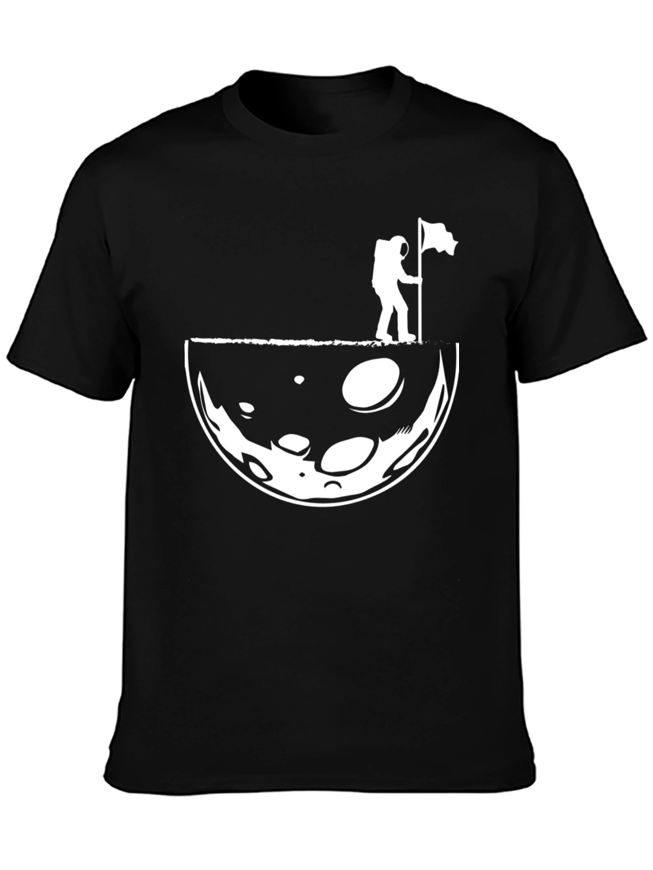 Astronaut Moon Landing Graphic T-Shirt