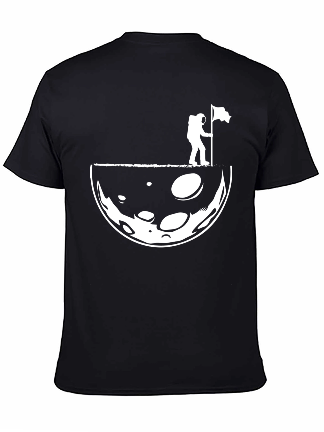 Astronaut Moon Landing Graphic T-Shirt