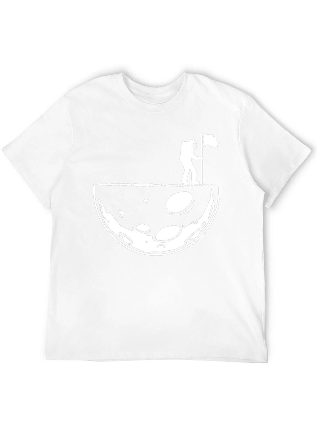 Astronaut Moon Landing Graphic T-Shirt