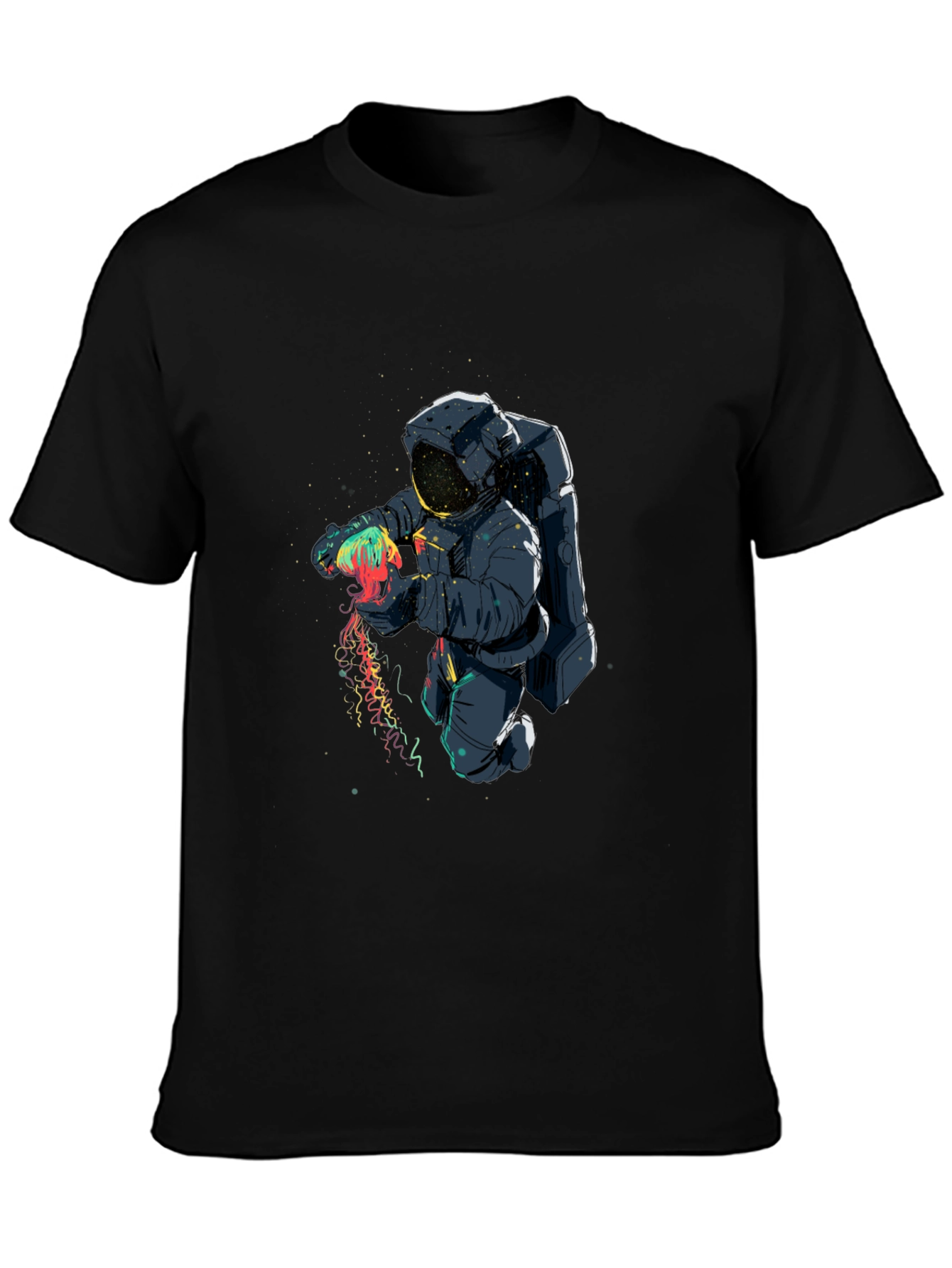 Astronaut Jellyfish Graphic T-Shirt