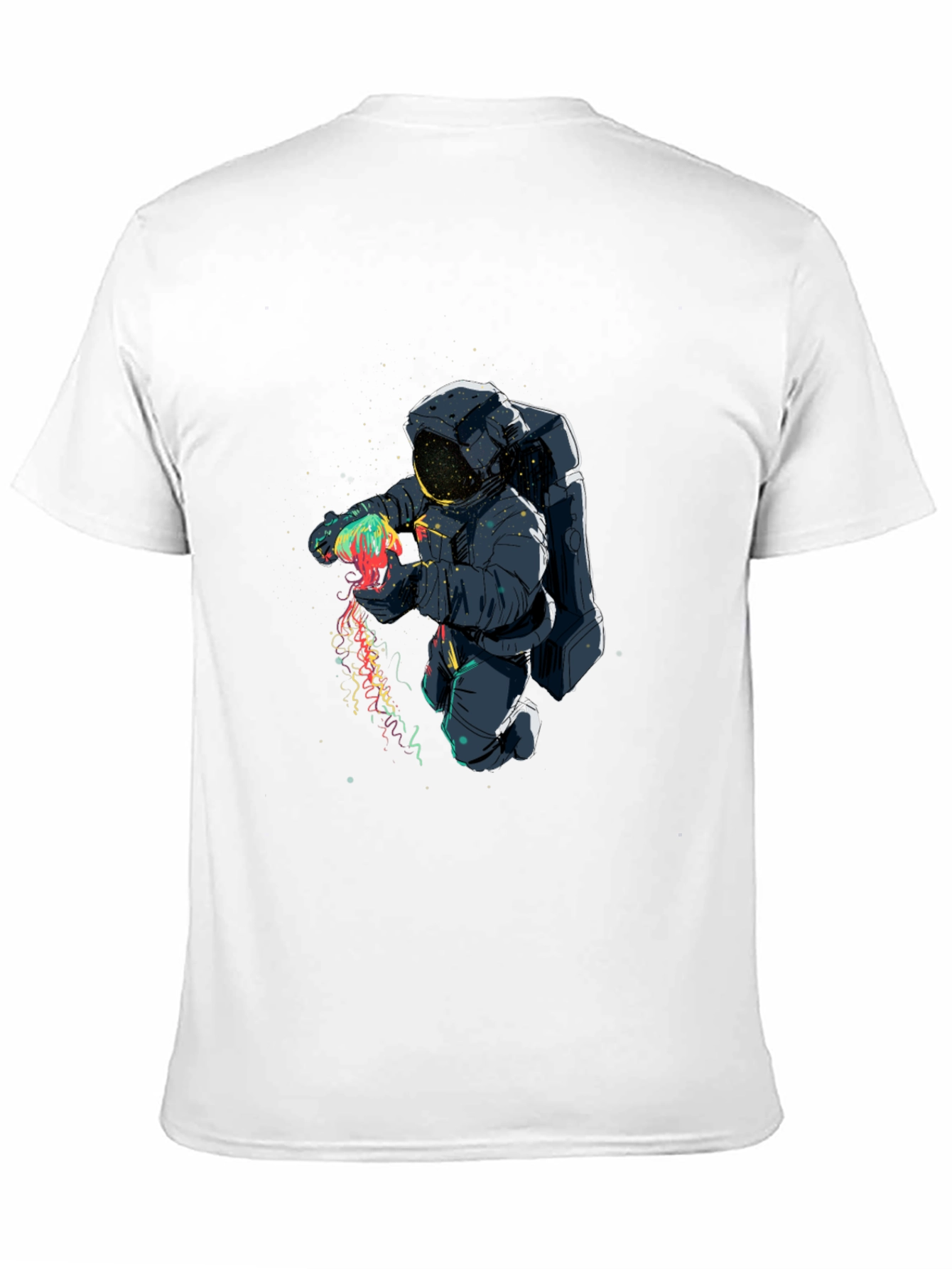 Astronaut Jellyfish Graphic T-Shirt