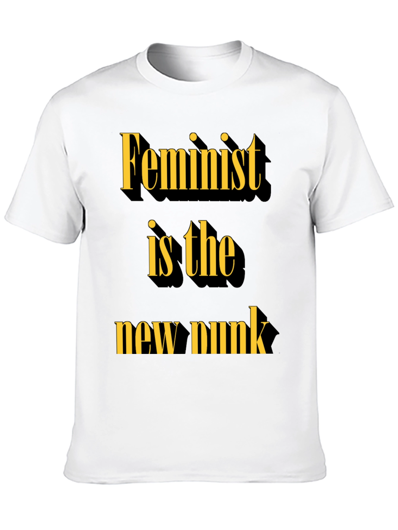 Feminist is the New Punk Slogan Tee