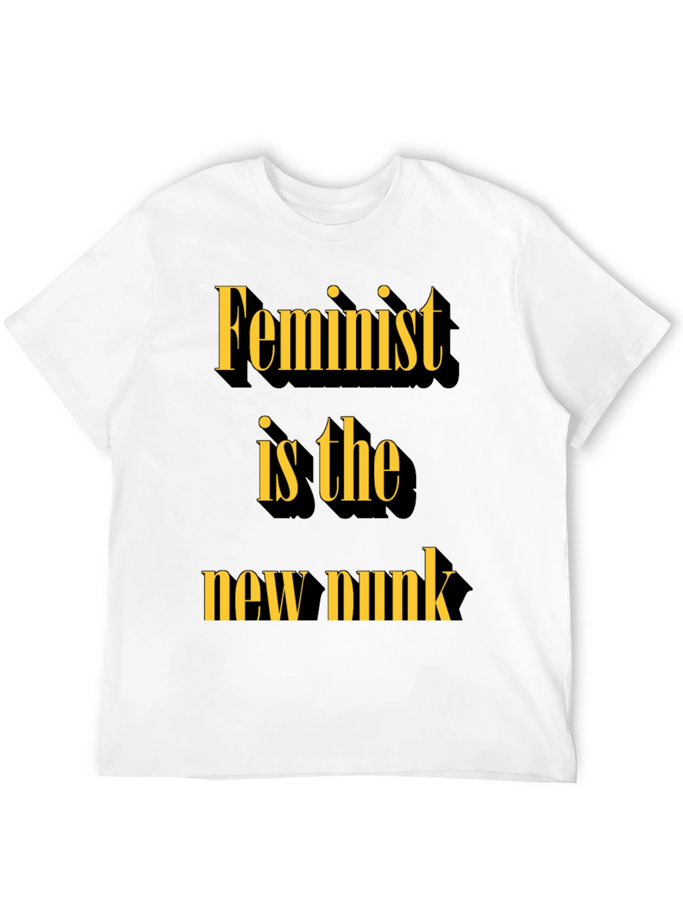 Feminist is the New Punk Slogan Tee