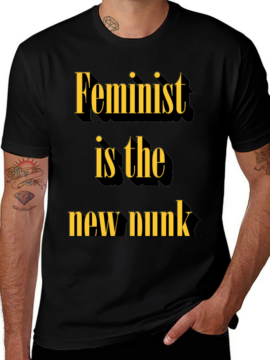 Feminist is the New Punk Slogan Tee
