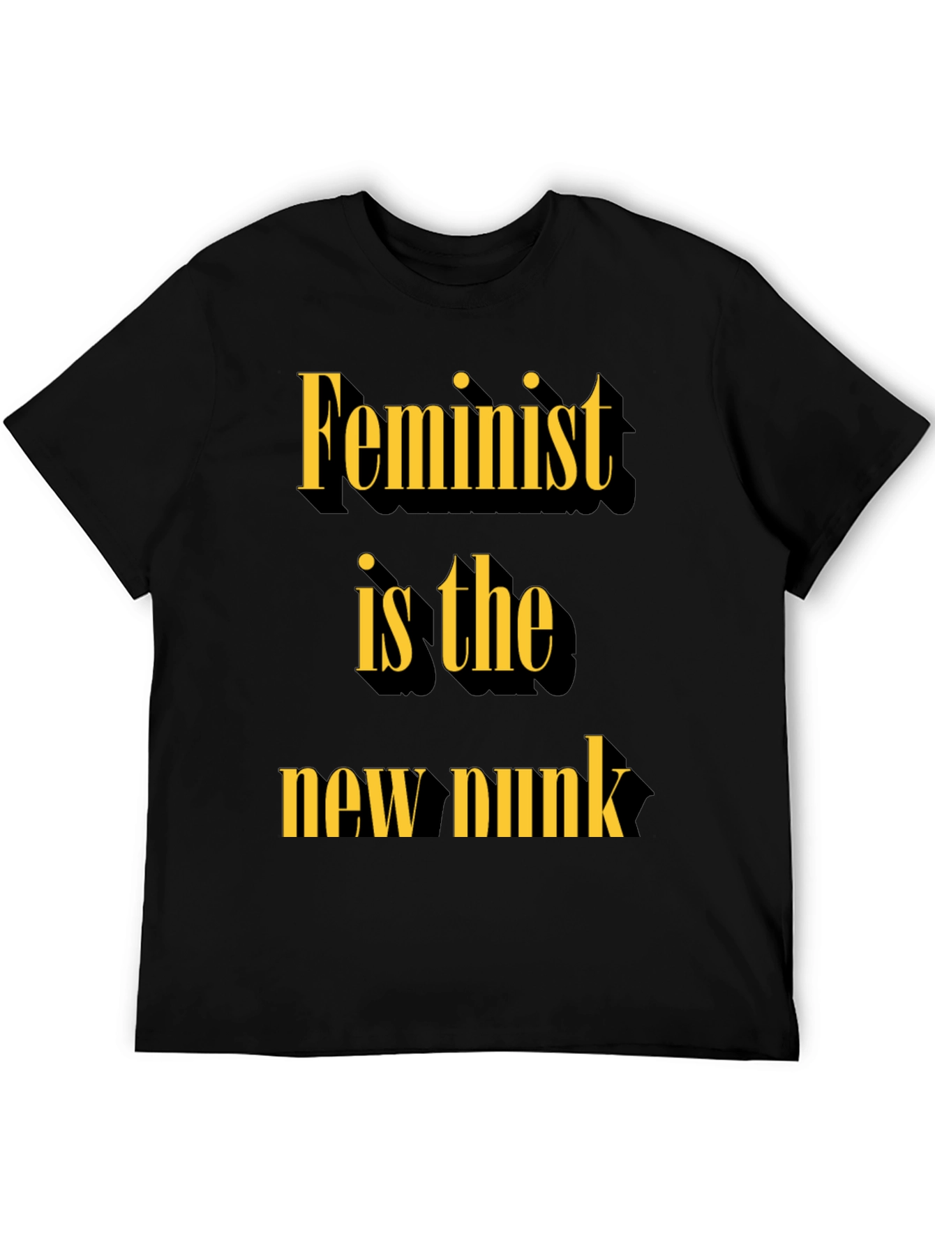 Feminist is the New Punk Slogan Tee