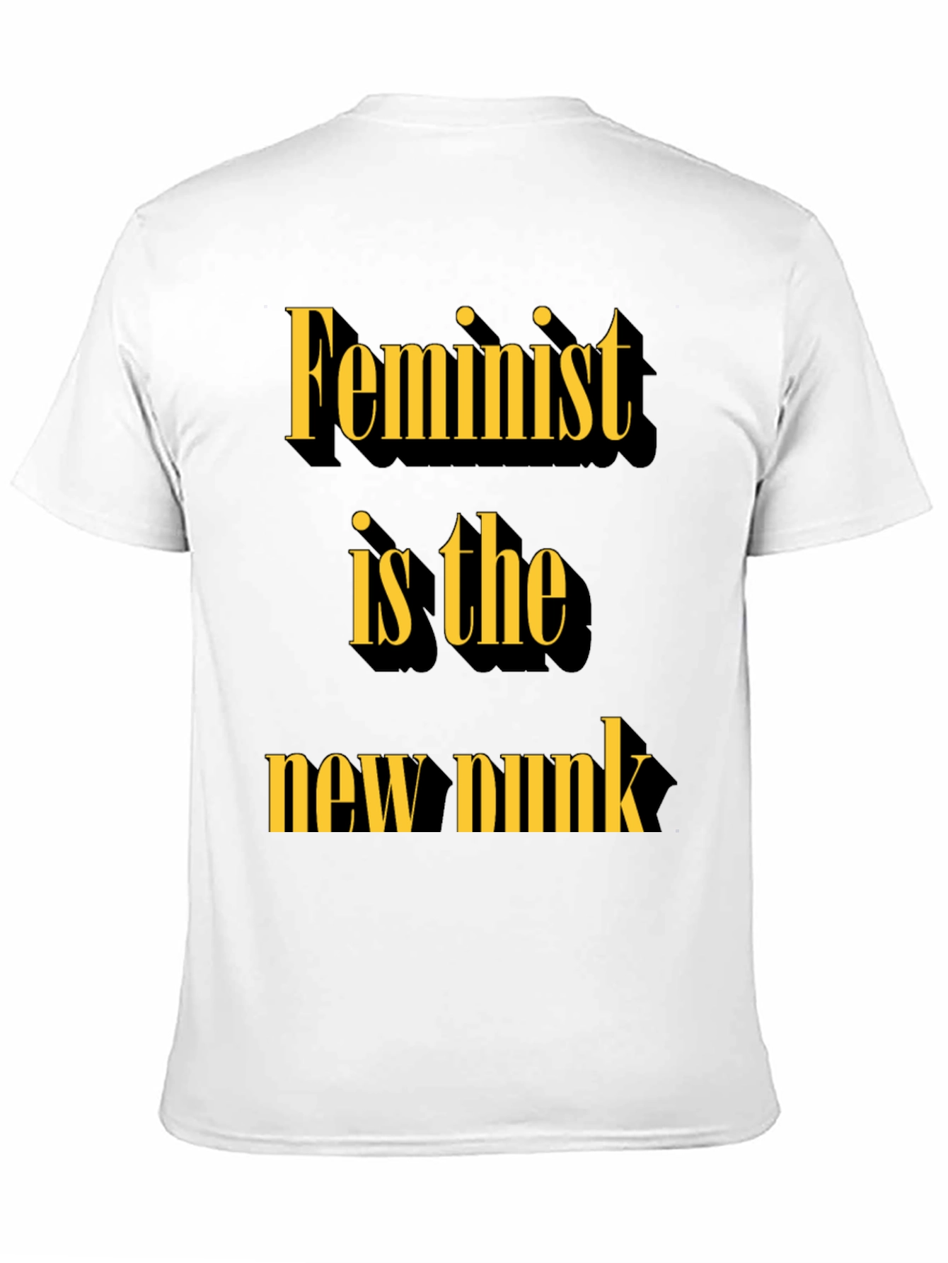 Feminist is the New Punk Slogan Tee