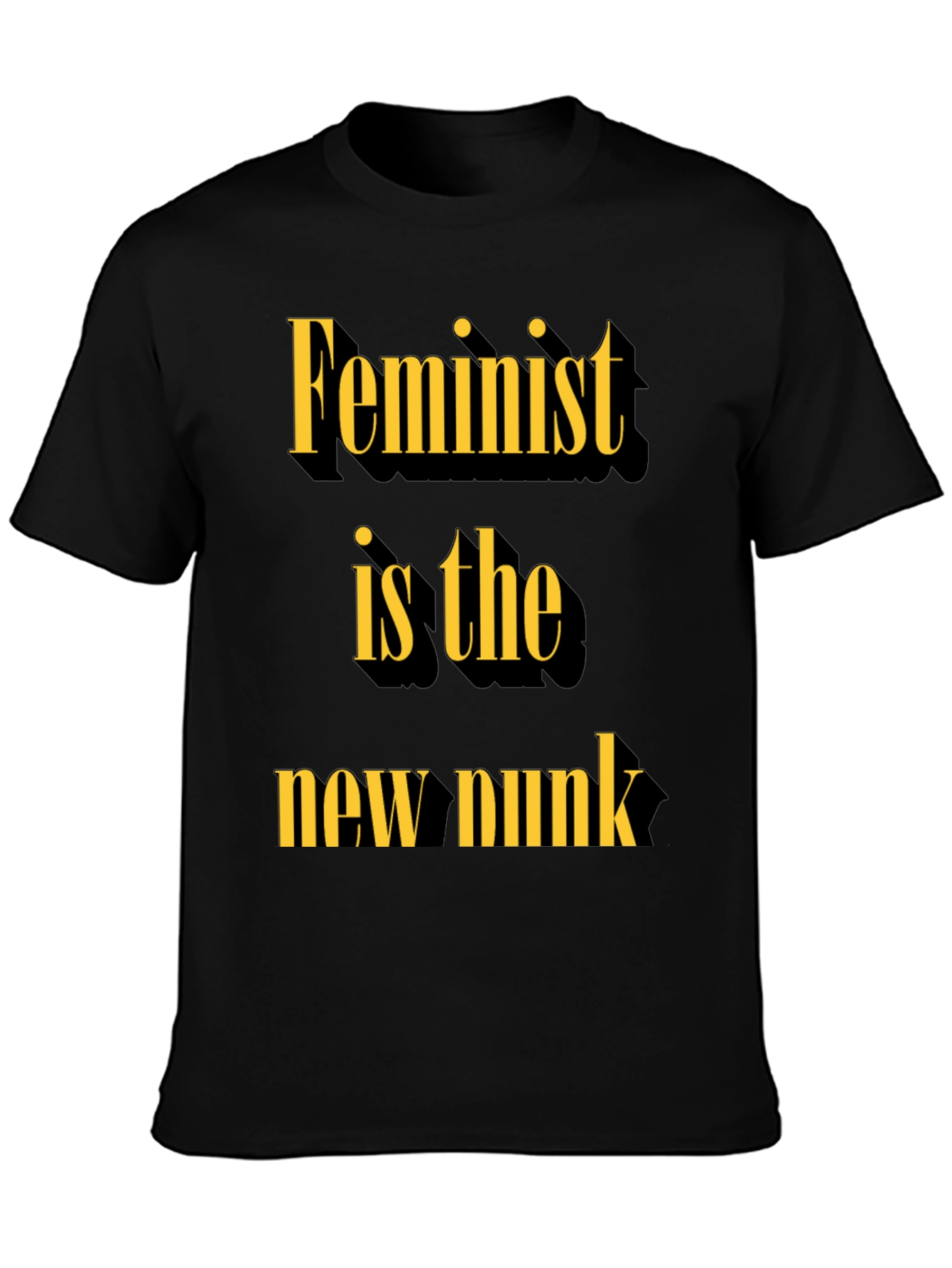 Feminist is the New Punk Slogan Tee