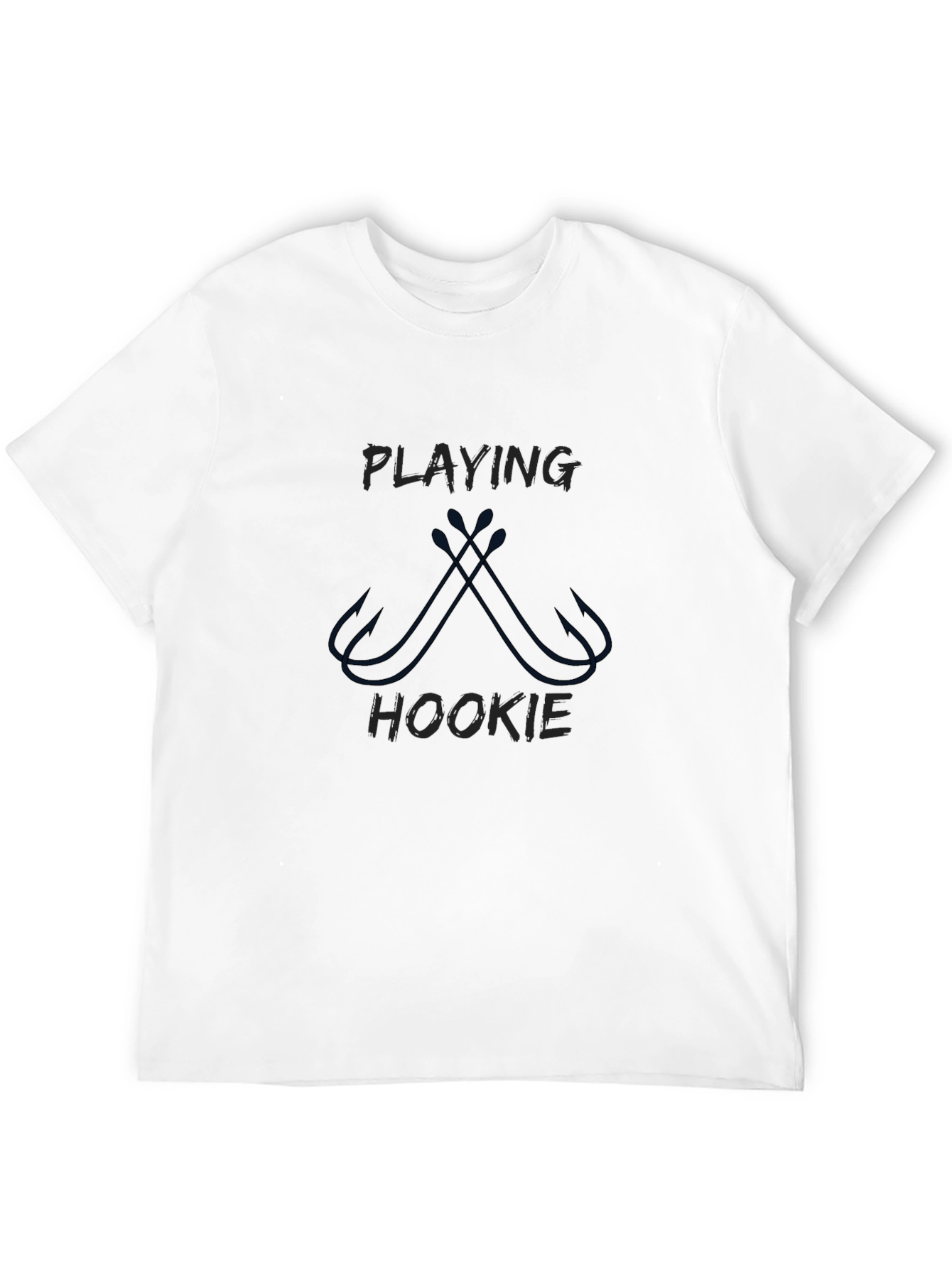 Playing Hookie Black T-Shirt