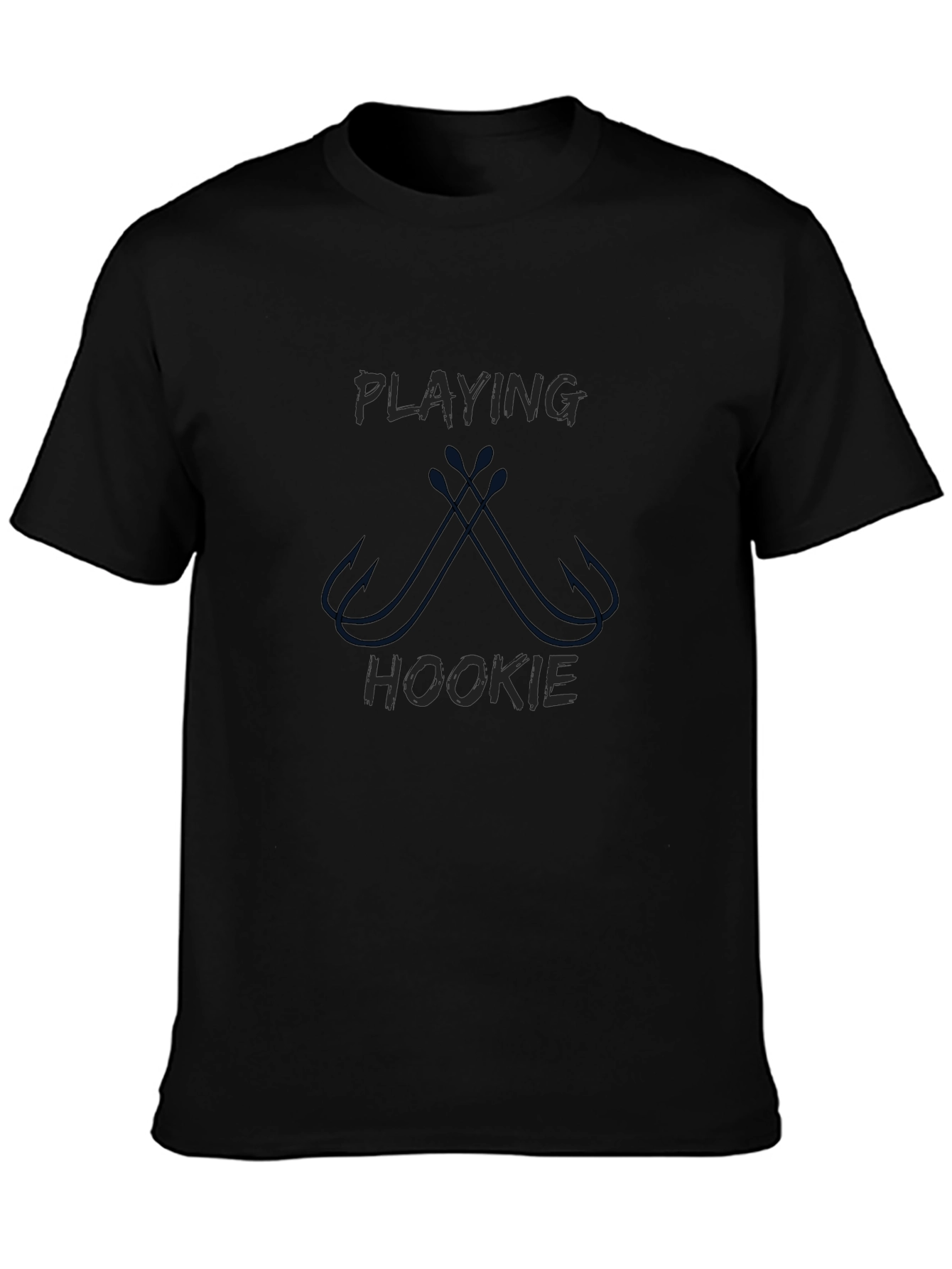Playing Hookie Black T-Shirt