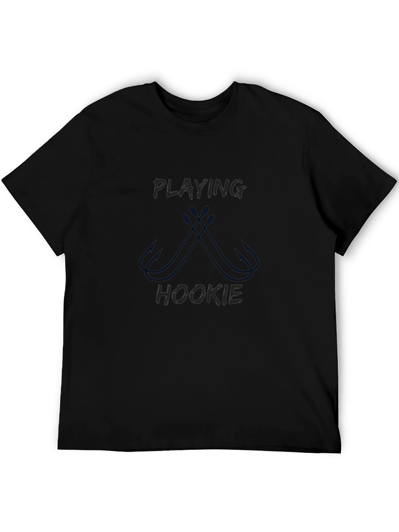 Playing Hookie Black T-Shirt