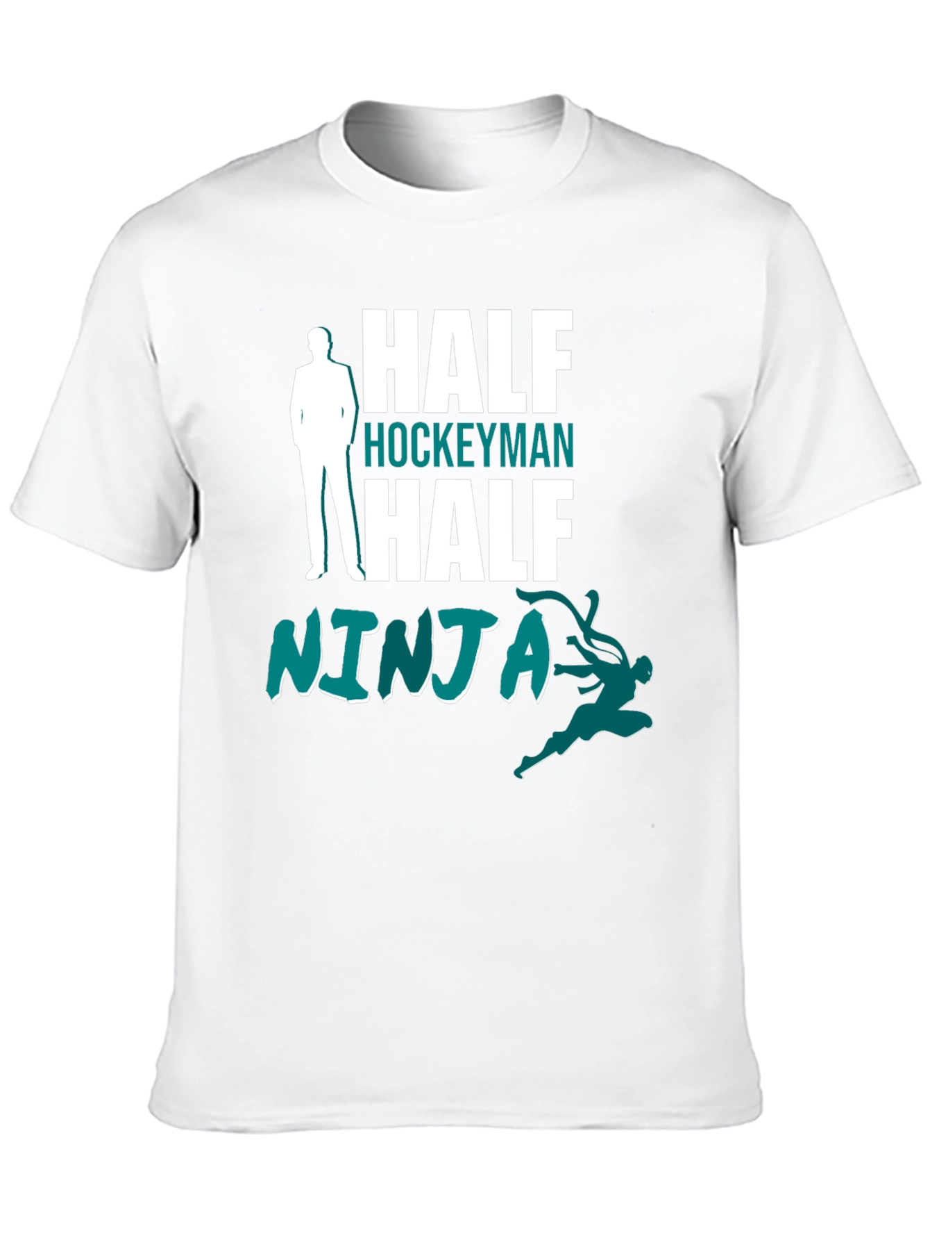 Half Hockeyman Half Ninja Graphic Tee