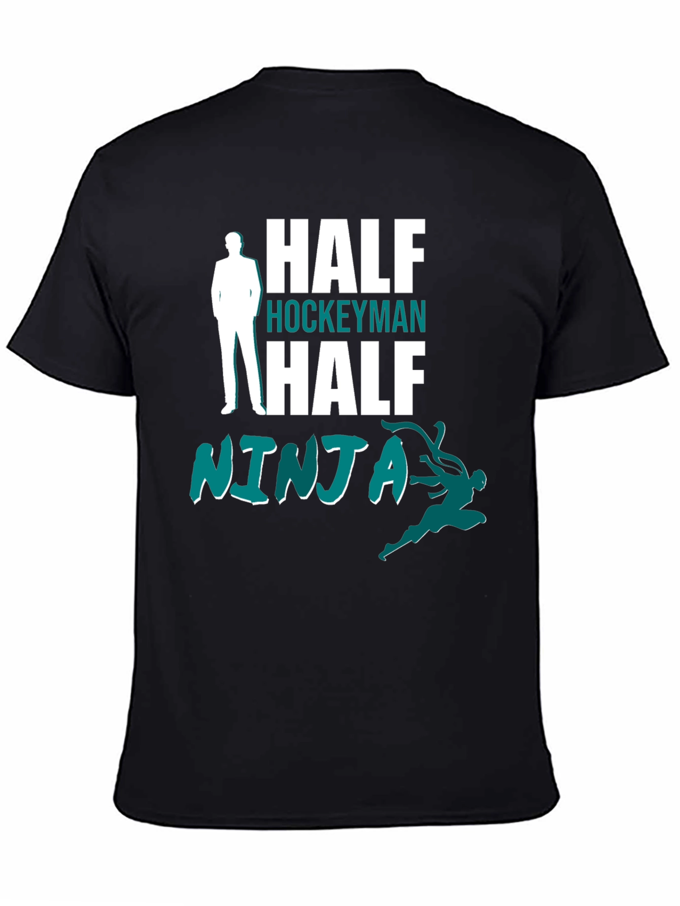 Half Hockeyman Half Ninja Graphic Tee