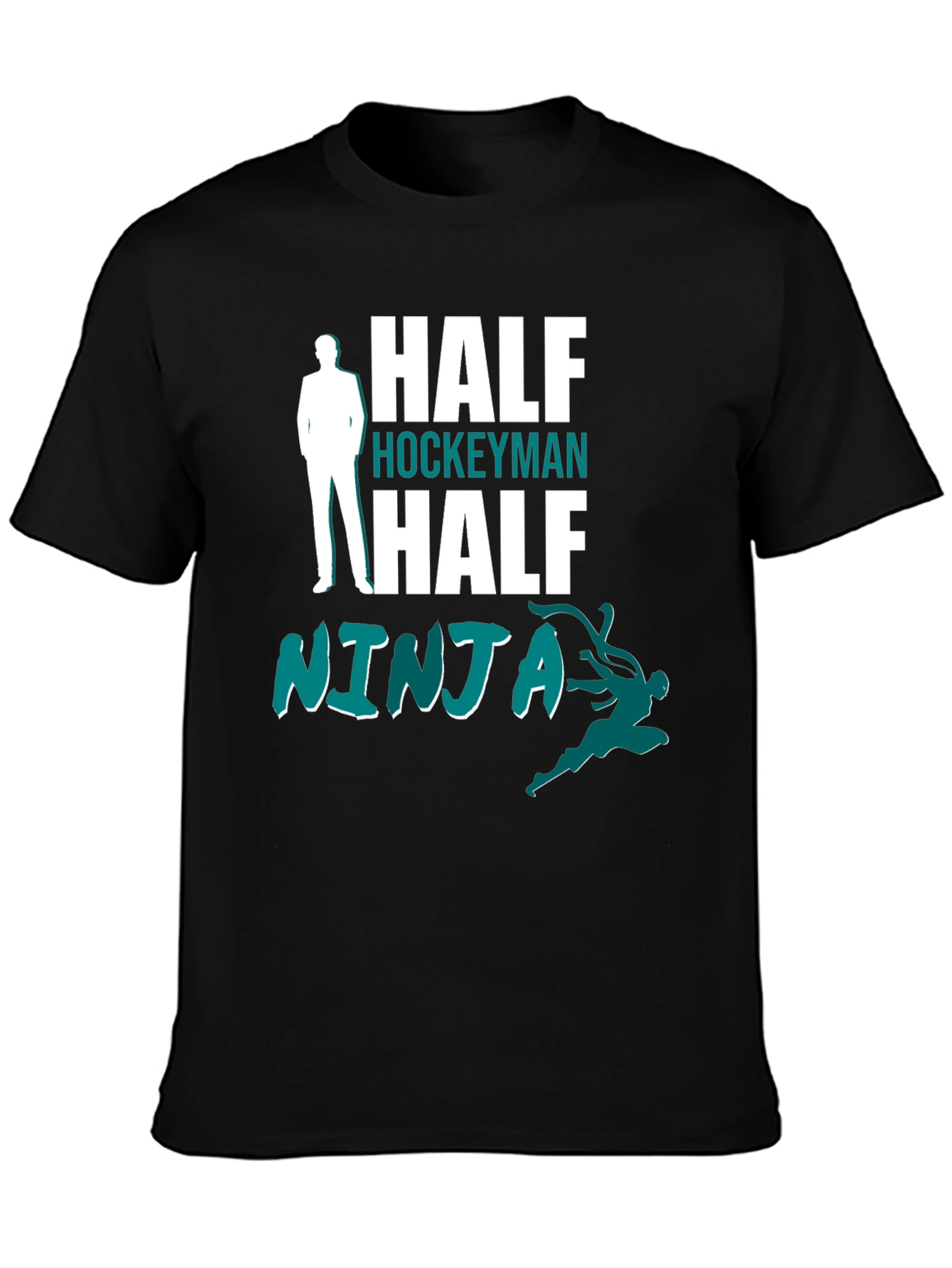 Half Hockeyman Half Ninja Graphic Tee
