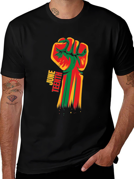 Juneteenth Fist T-Shirt - Black Pride Tee