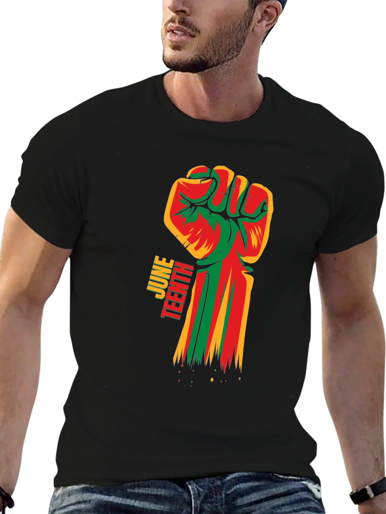Juneteenth Fist T-Shirt - Black Pride Tee