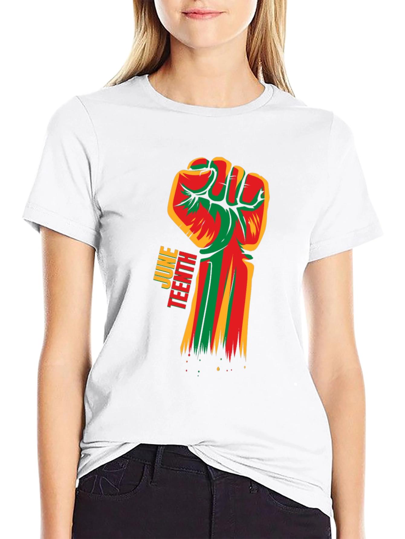 Juneteenth Fist T-Shirt - Black Pride Tee