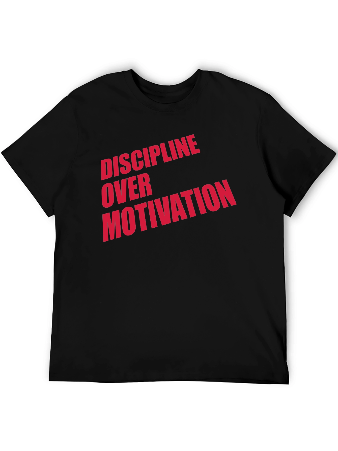 Discipline Over Motivation Graphic T-Shirt