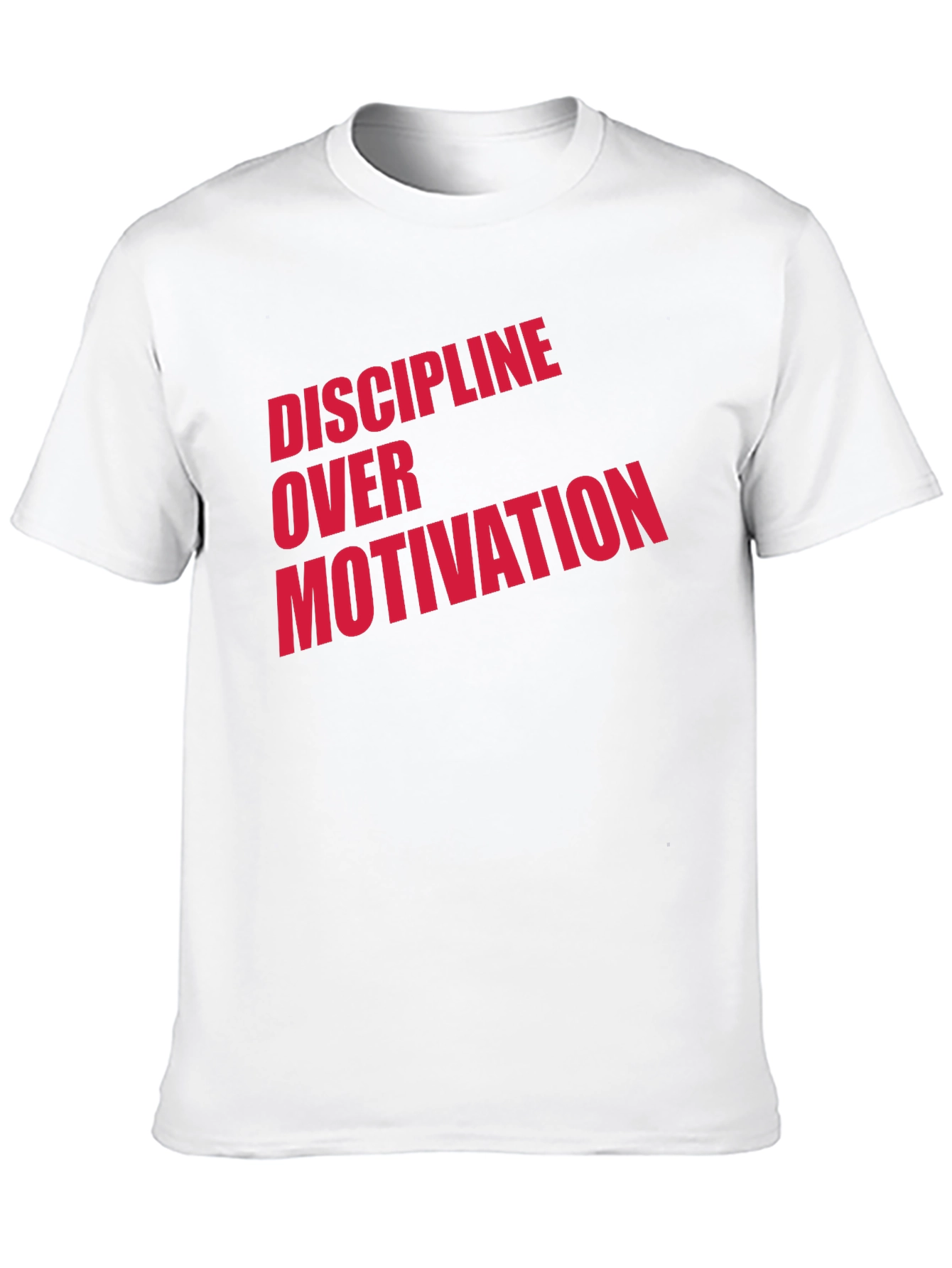 Discipline Over Motivation Graphic T-Shirt