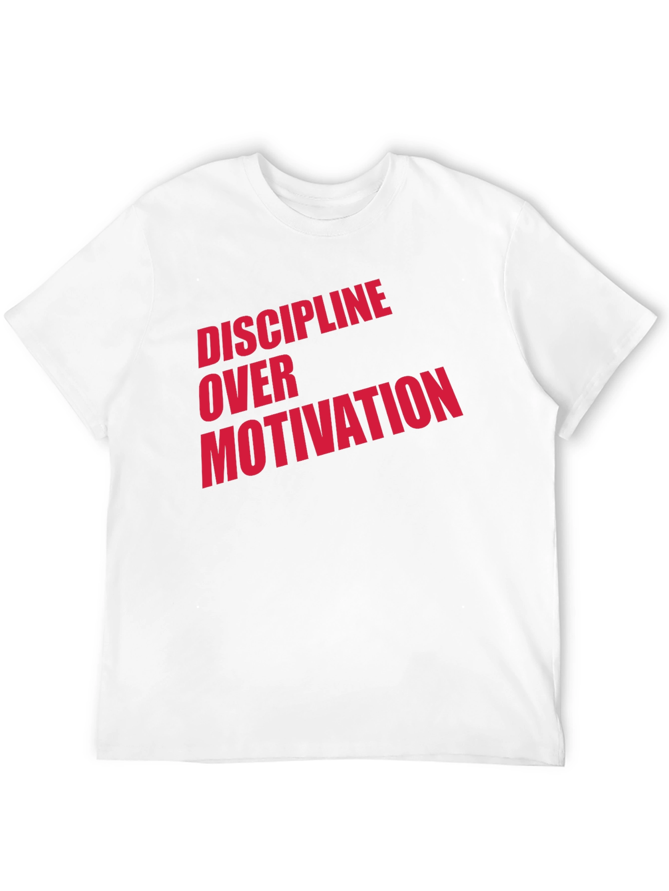 Discipline Over Motivation Graphic T-Shirt