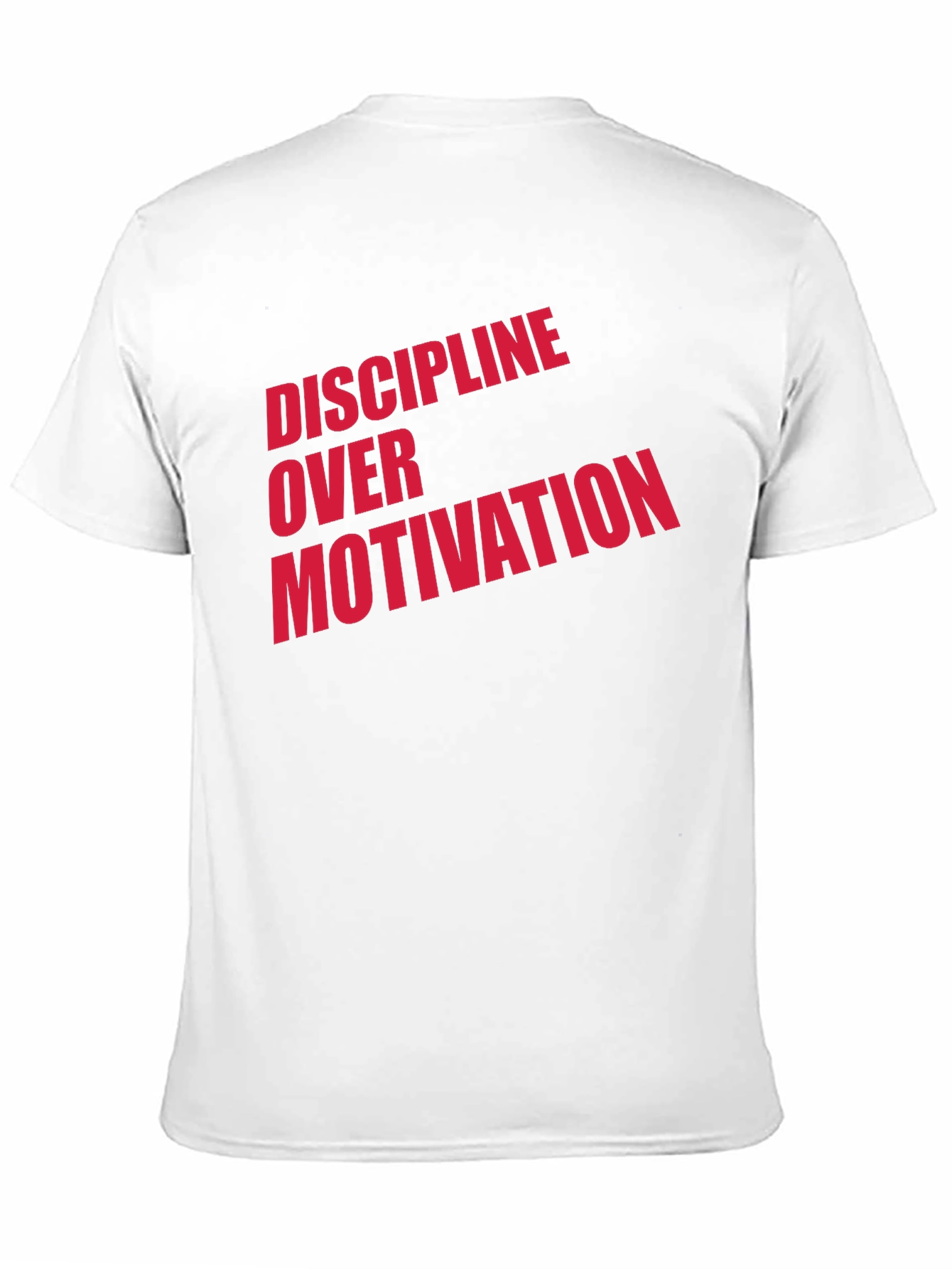 Discipline Over Motivation Graphic T-Shirt