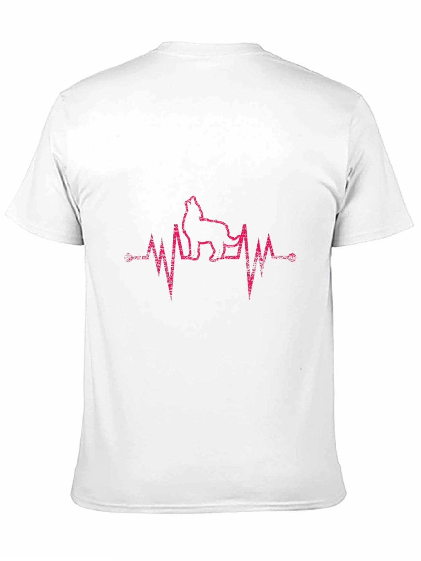 Wolf Heartbeat Graphic T-Shirt