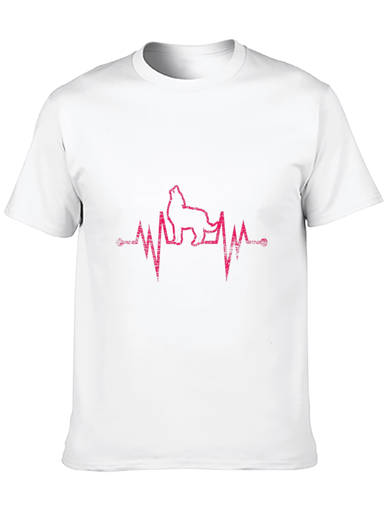 Wolf Heartbeat Graphic T-Shirt