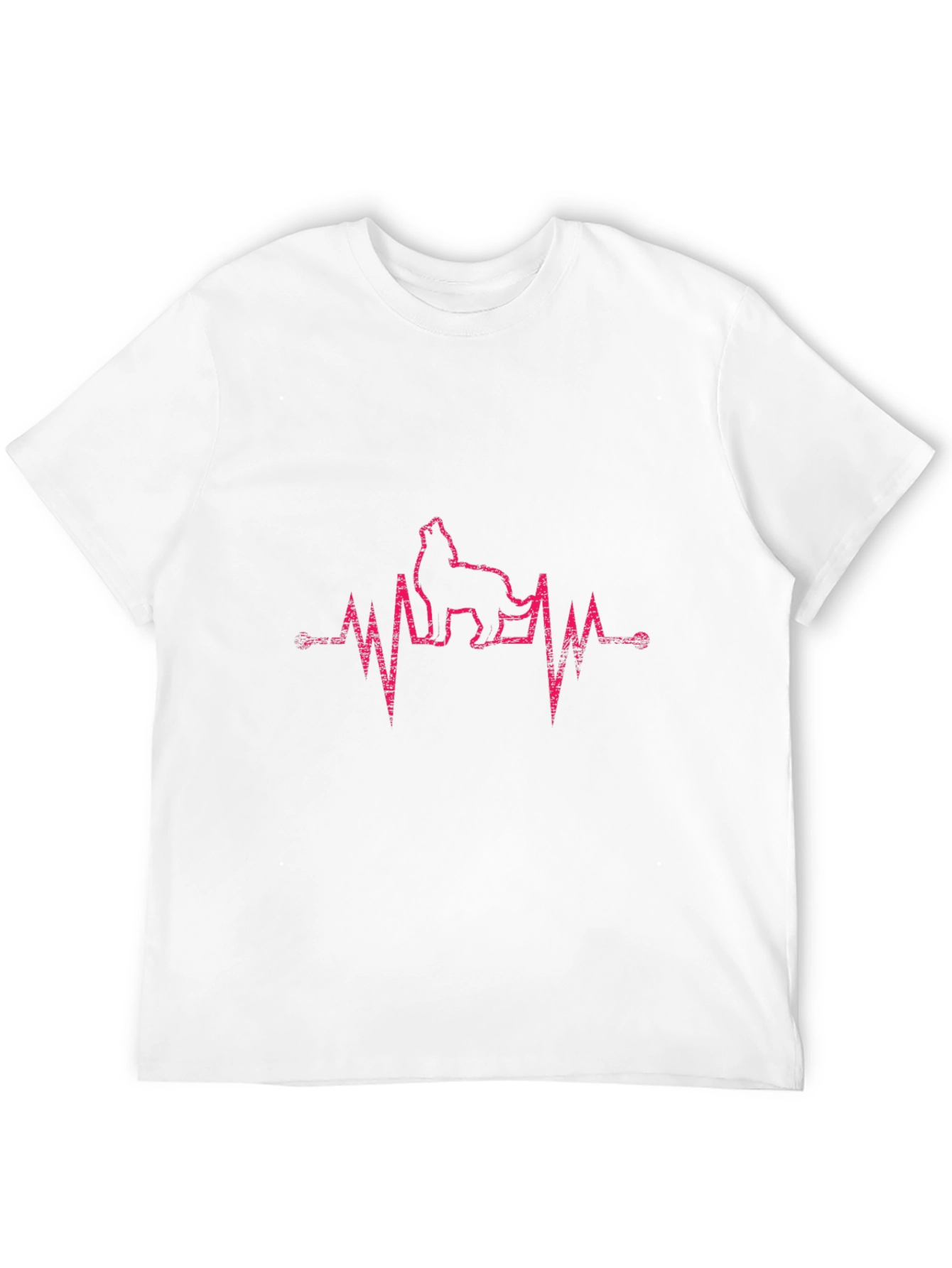 Wolf Heartbeat Graphic T-Shirt