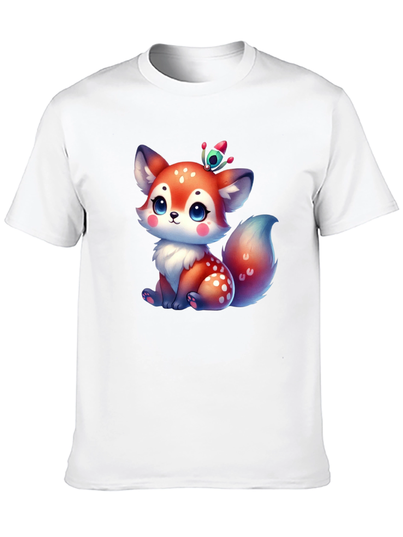 Cute Fox Graphic Tee - Whimsical Design