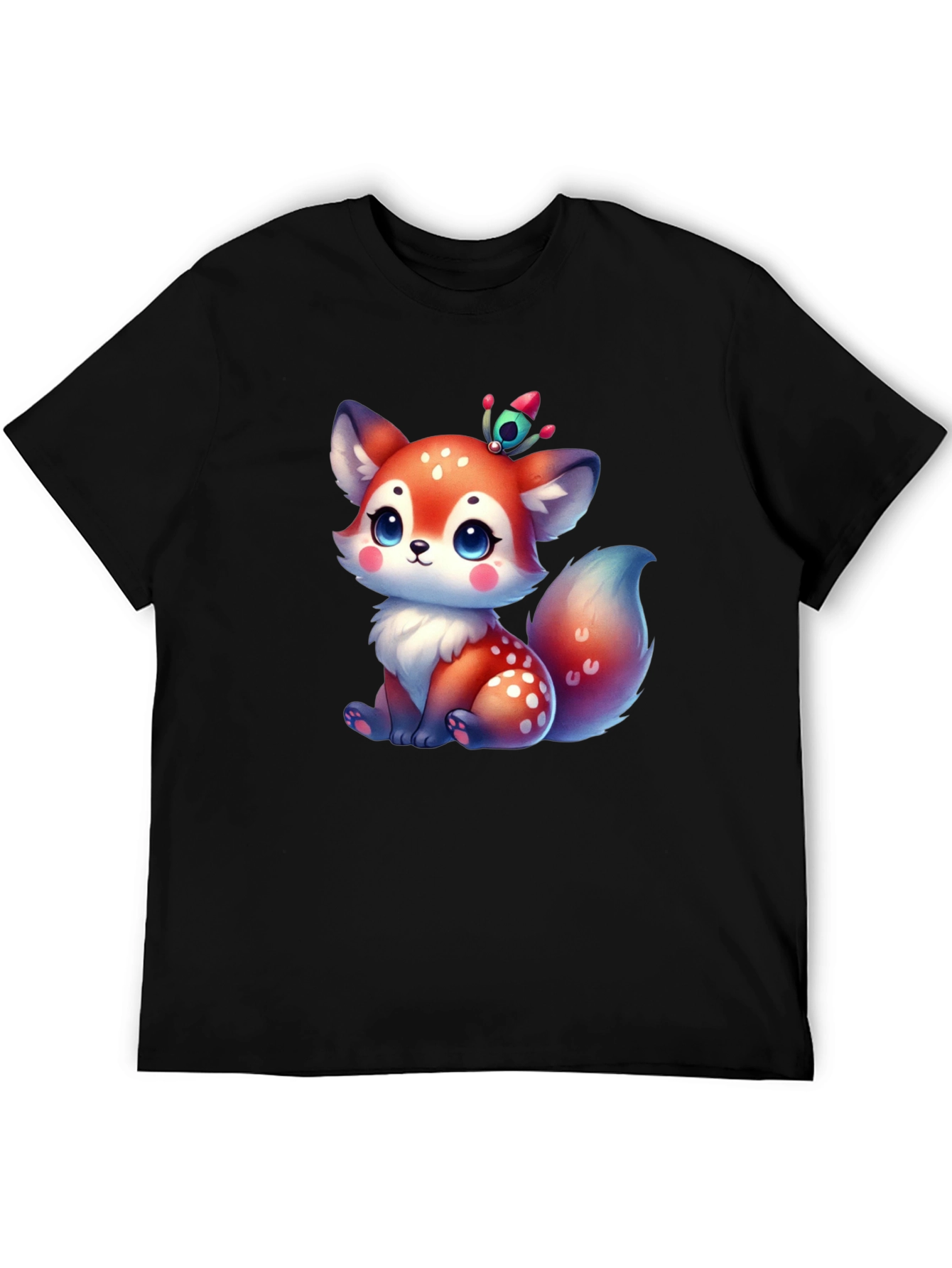 Cute Fox Graphic Tee - Whimsical Design