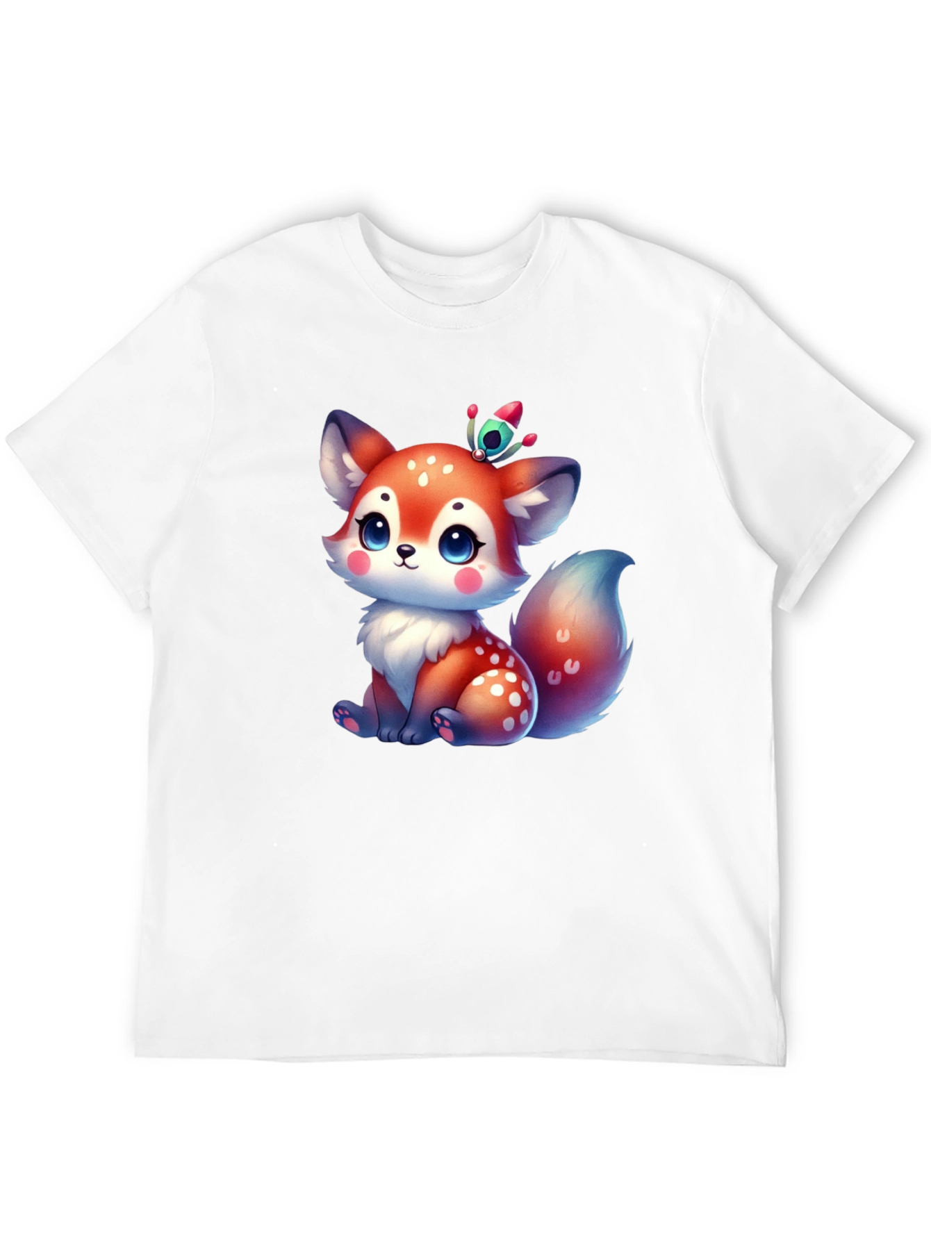 Cute Fox Graphic Tee - Whimsical Design