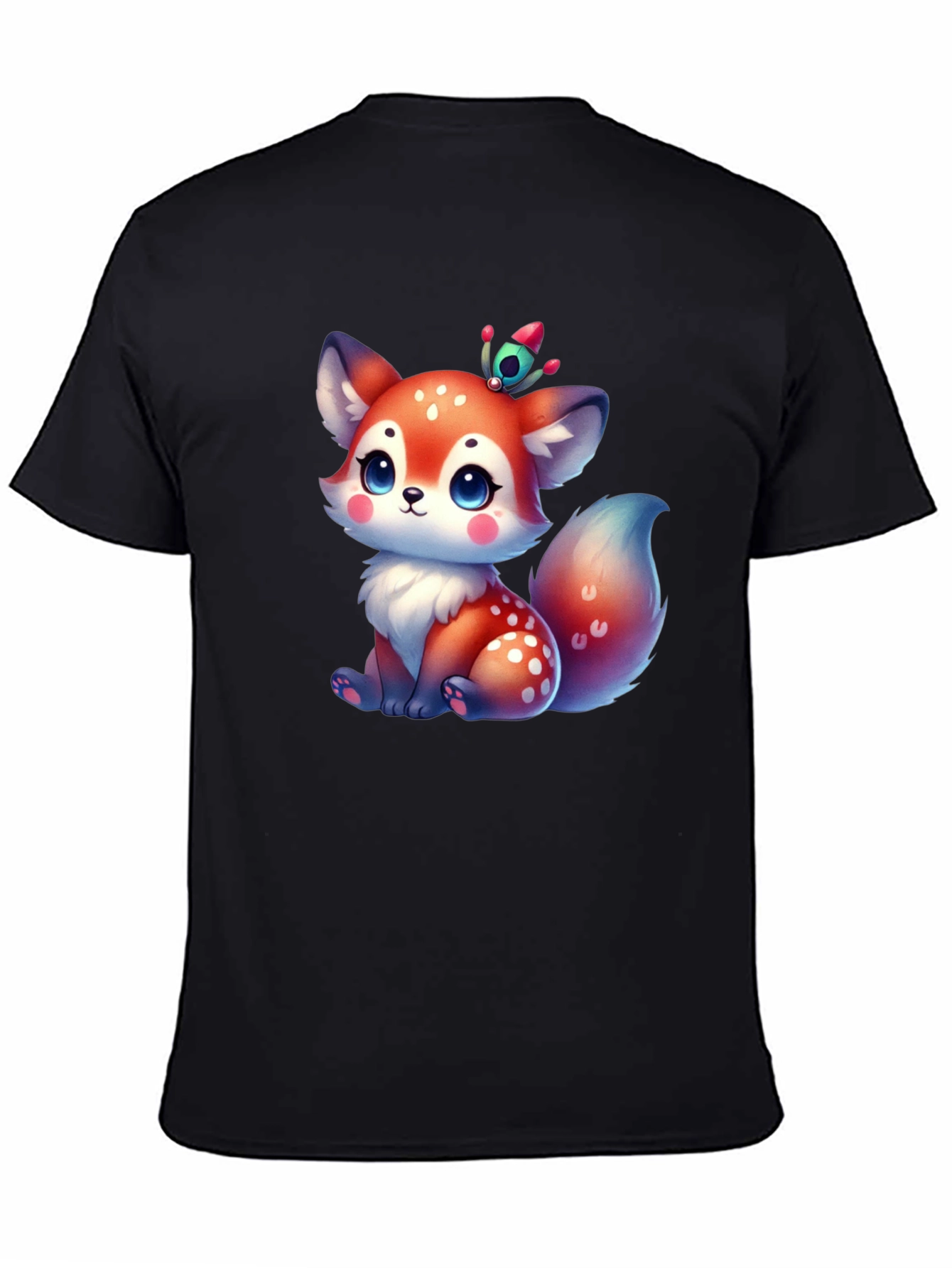 Cute Fox Graphic Tee - Whimsical Design