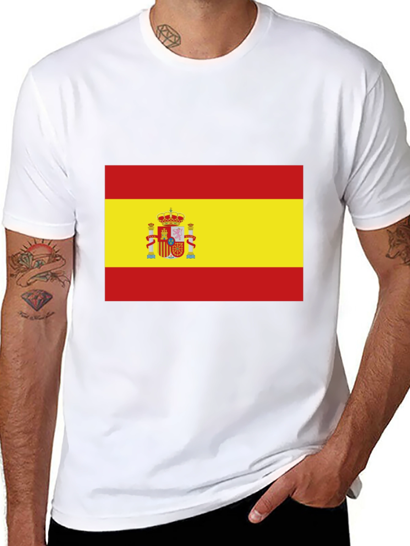 Spain Flag T-Shirt - National Pride Tee