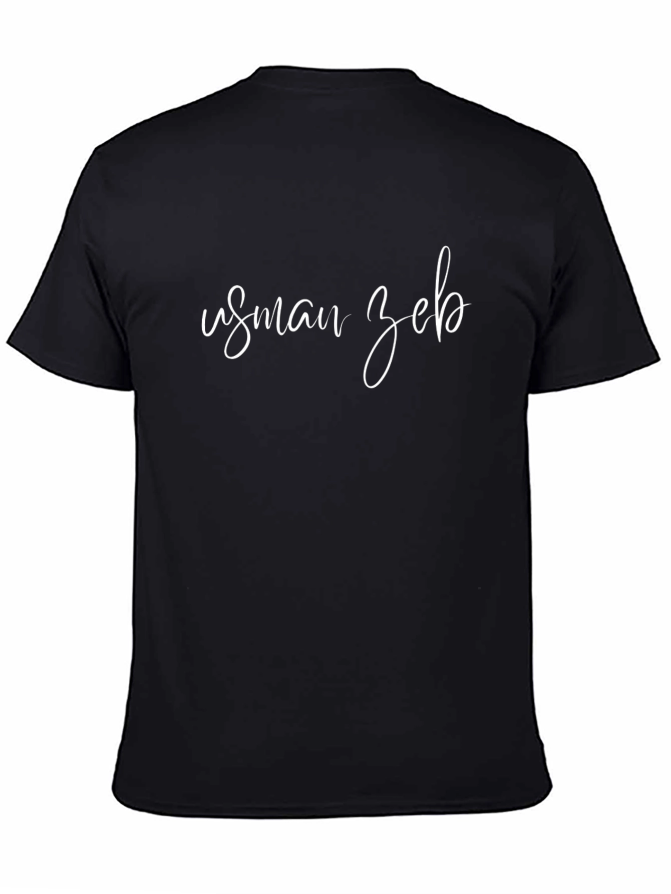 Usman Zeb Custom Black T-Shirt