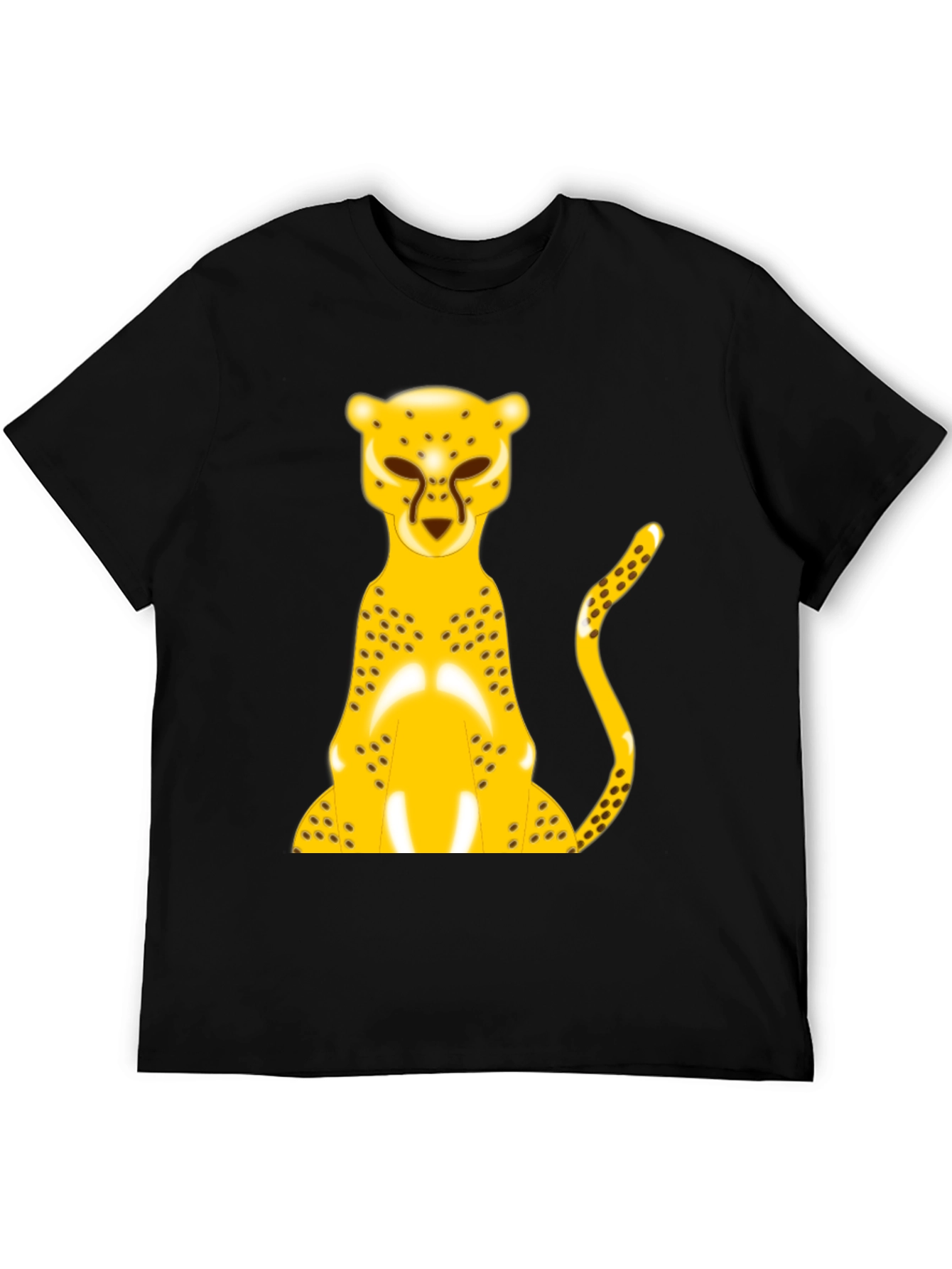 Cheetah Graphic Tee - Bold Animal Print Shirt