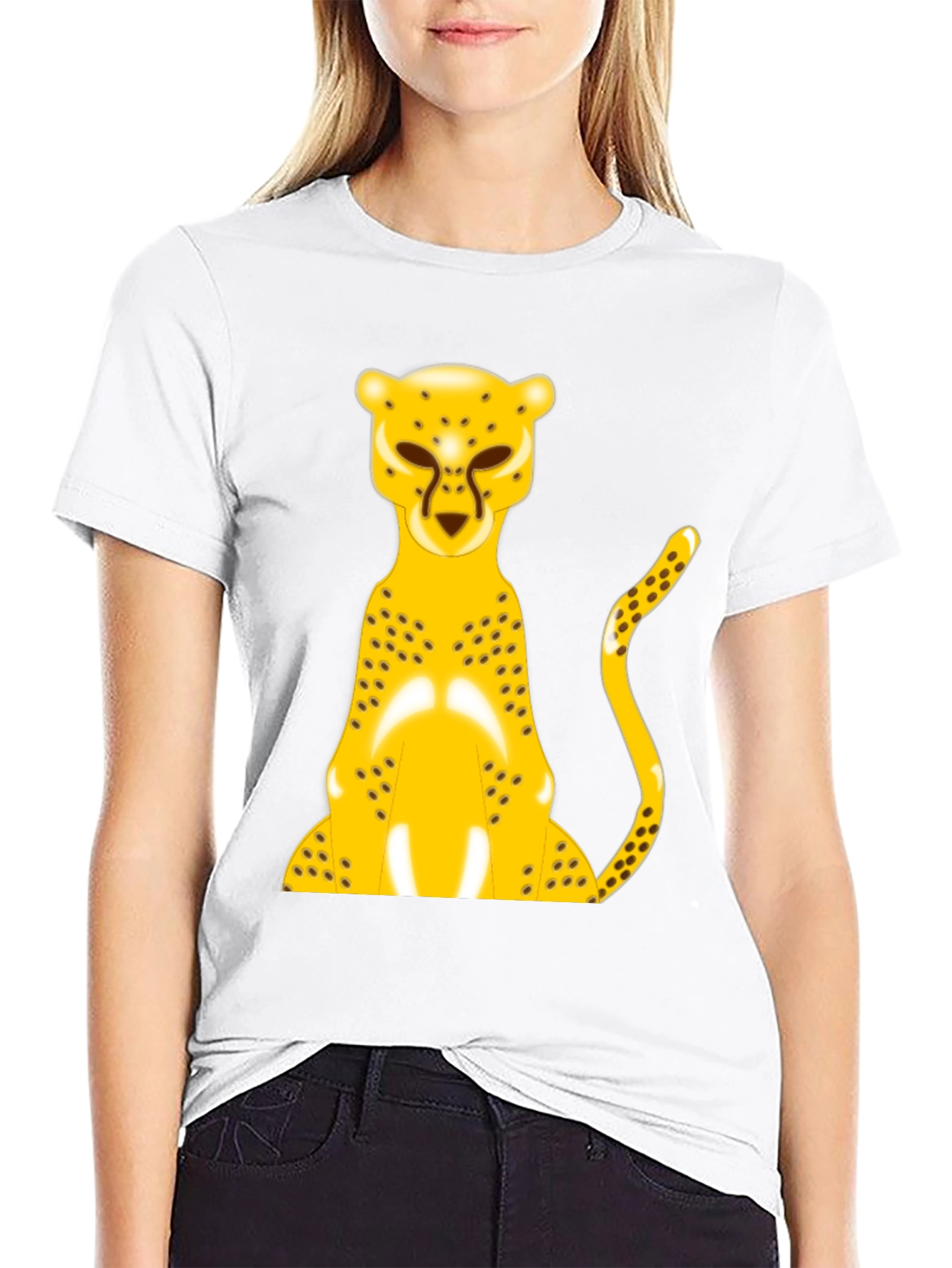 Cheetah Graphic Tee - Bold Animal Print Shirt
