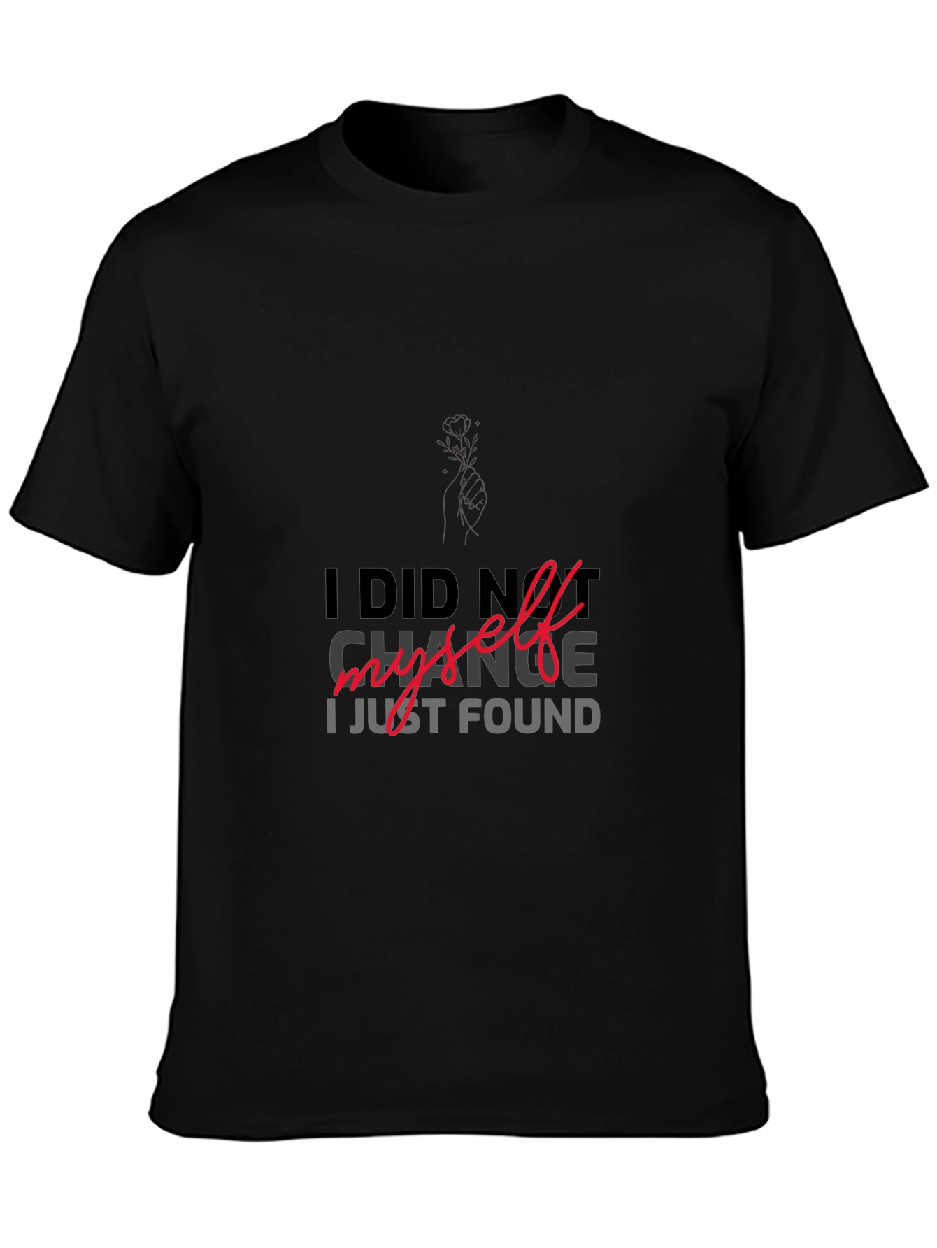 I DID NOT CHANGE MYSELF T-shirt