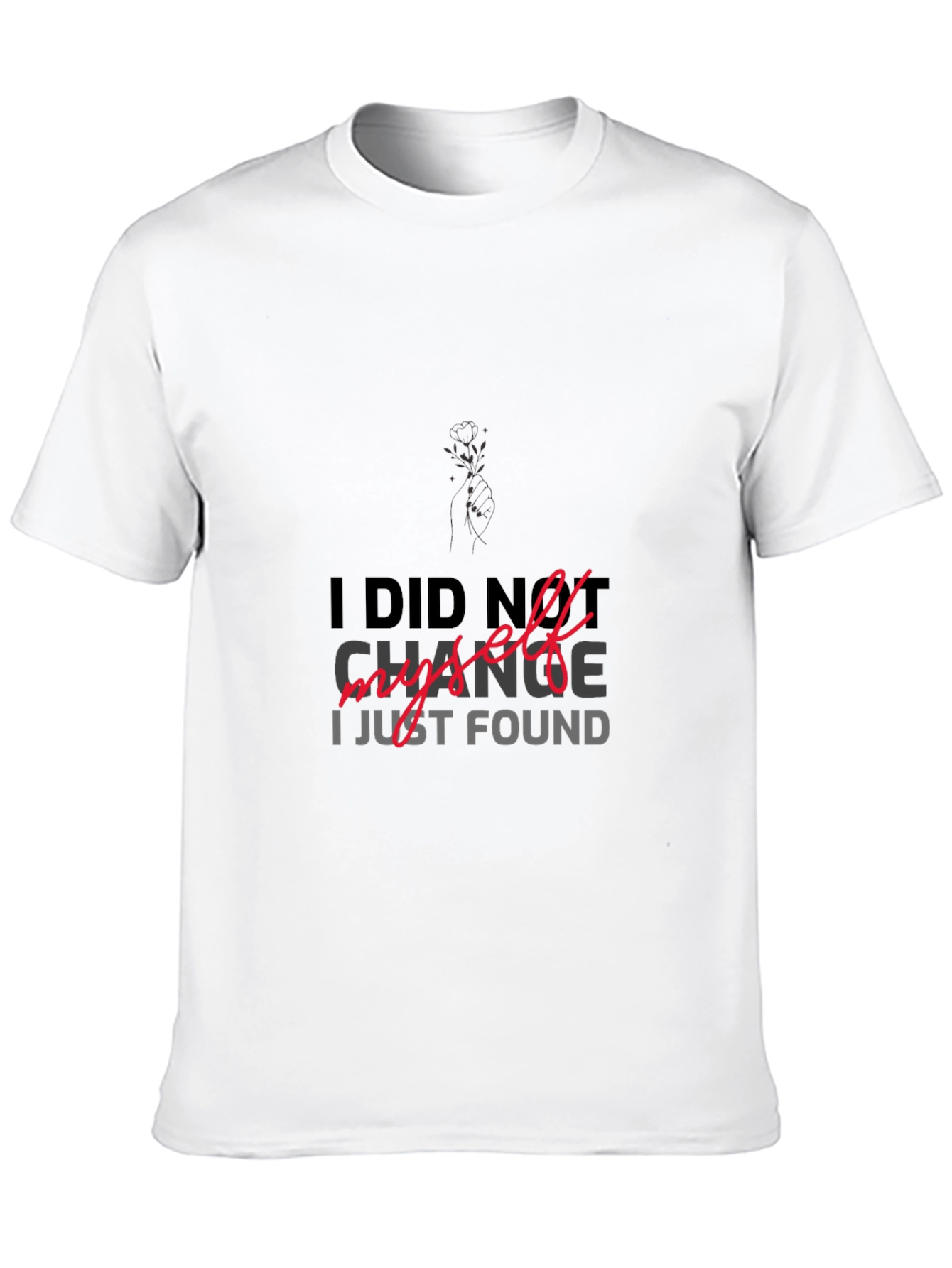 I DID NOT CHANGE MYSELF T-shirt