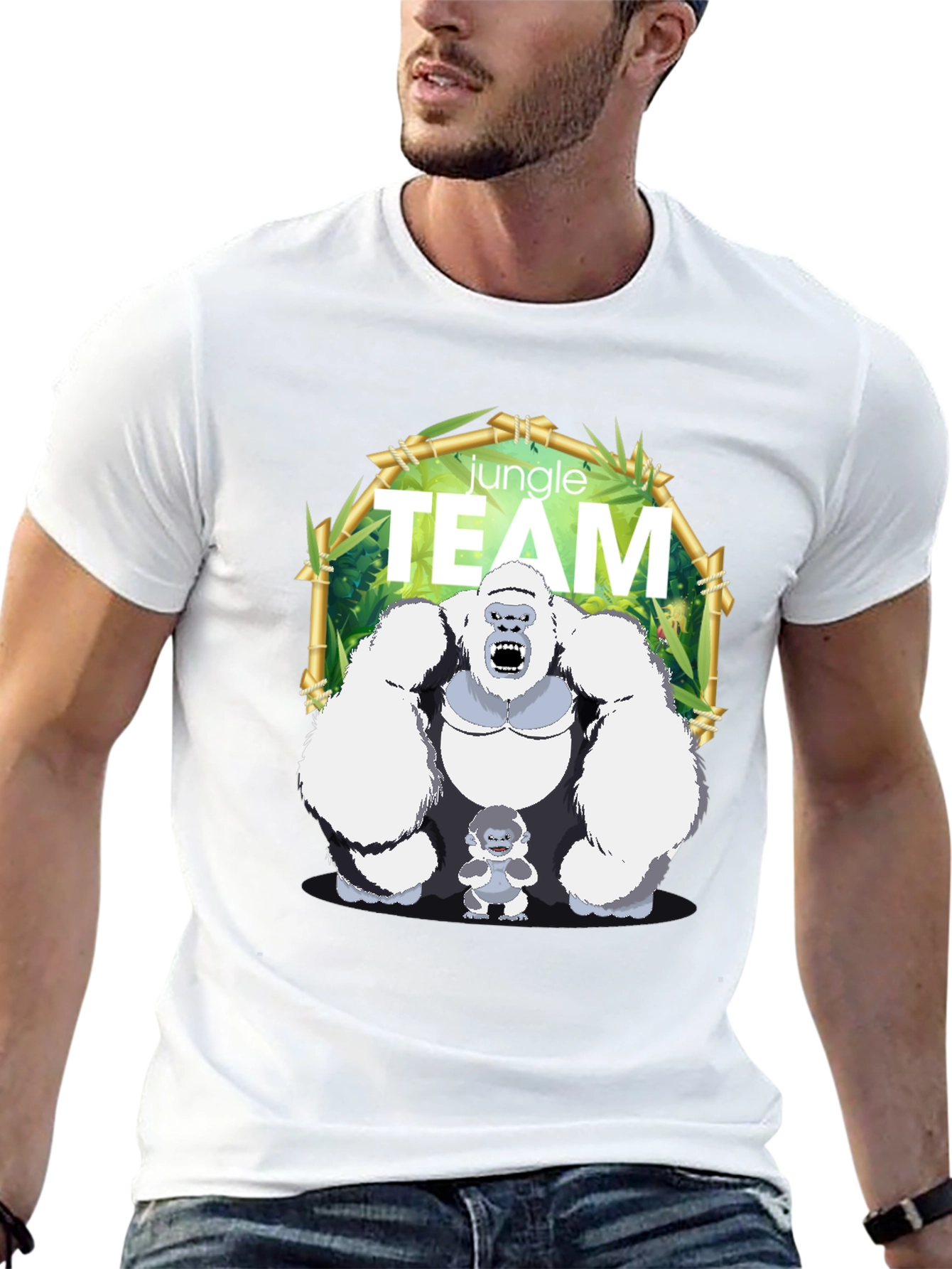 Jungle Team Gorilla Graphic T-Shirt