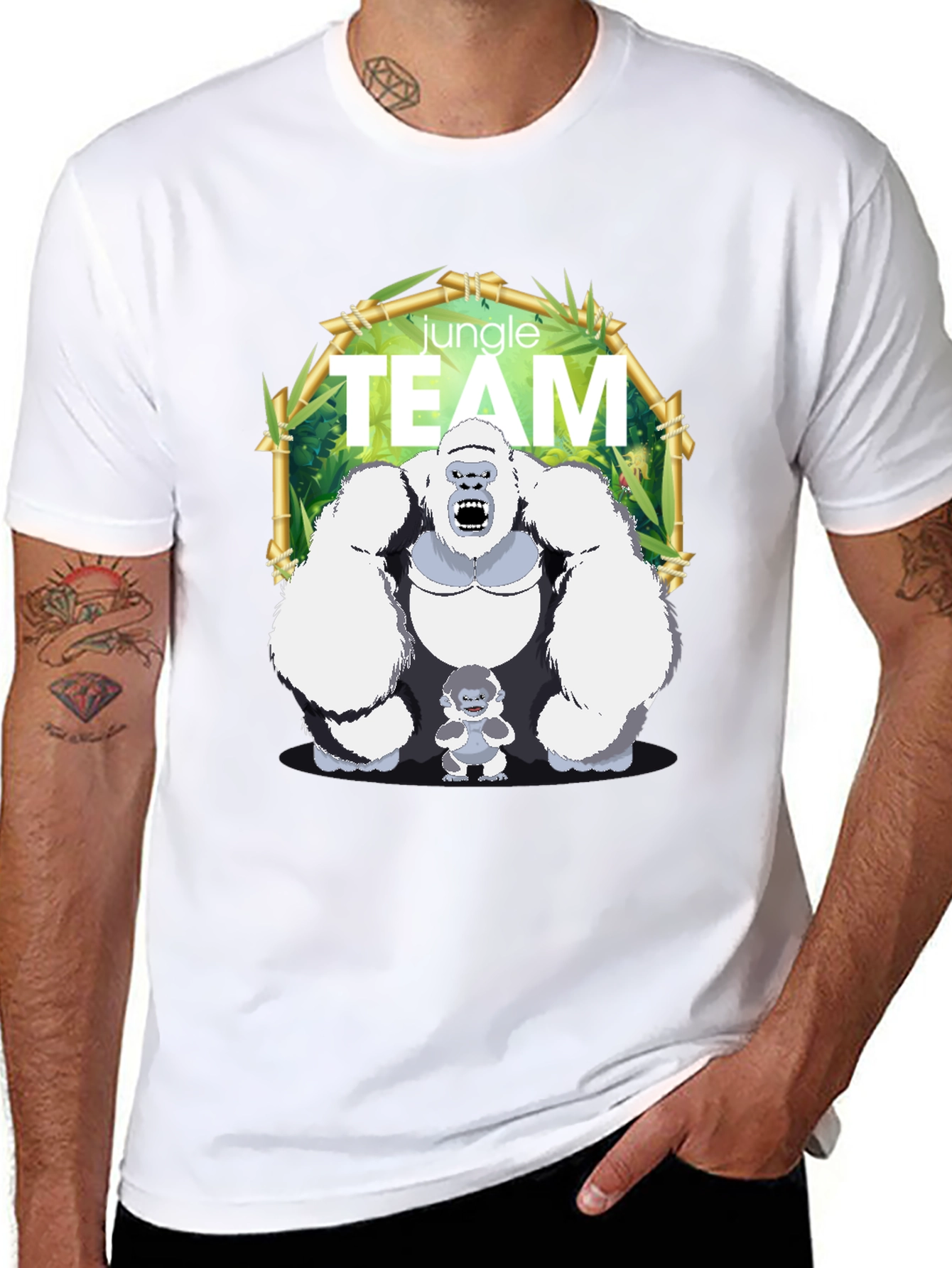 Jungle Team Gorilla Graphic T-Shirt