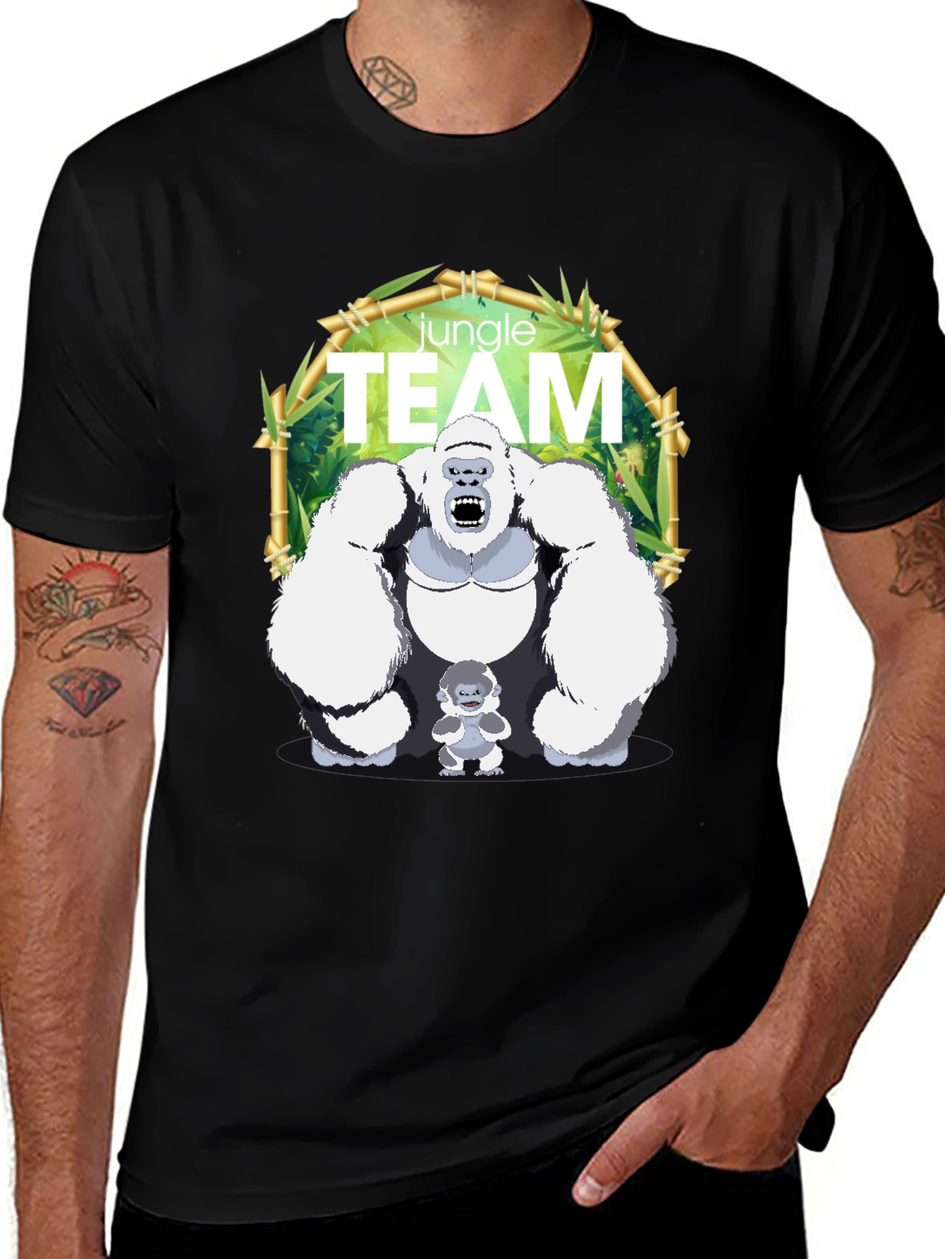 Jungle Team Gorilla Graphic T-Shirt