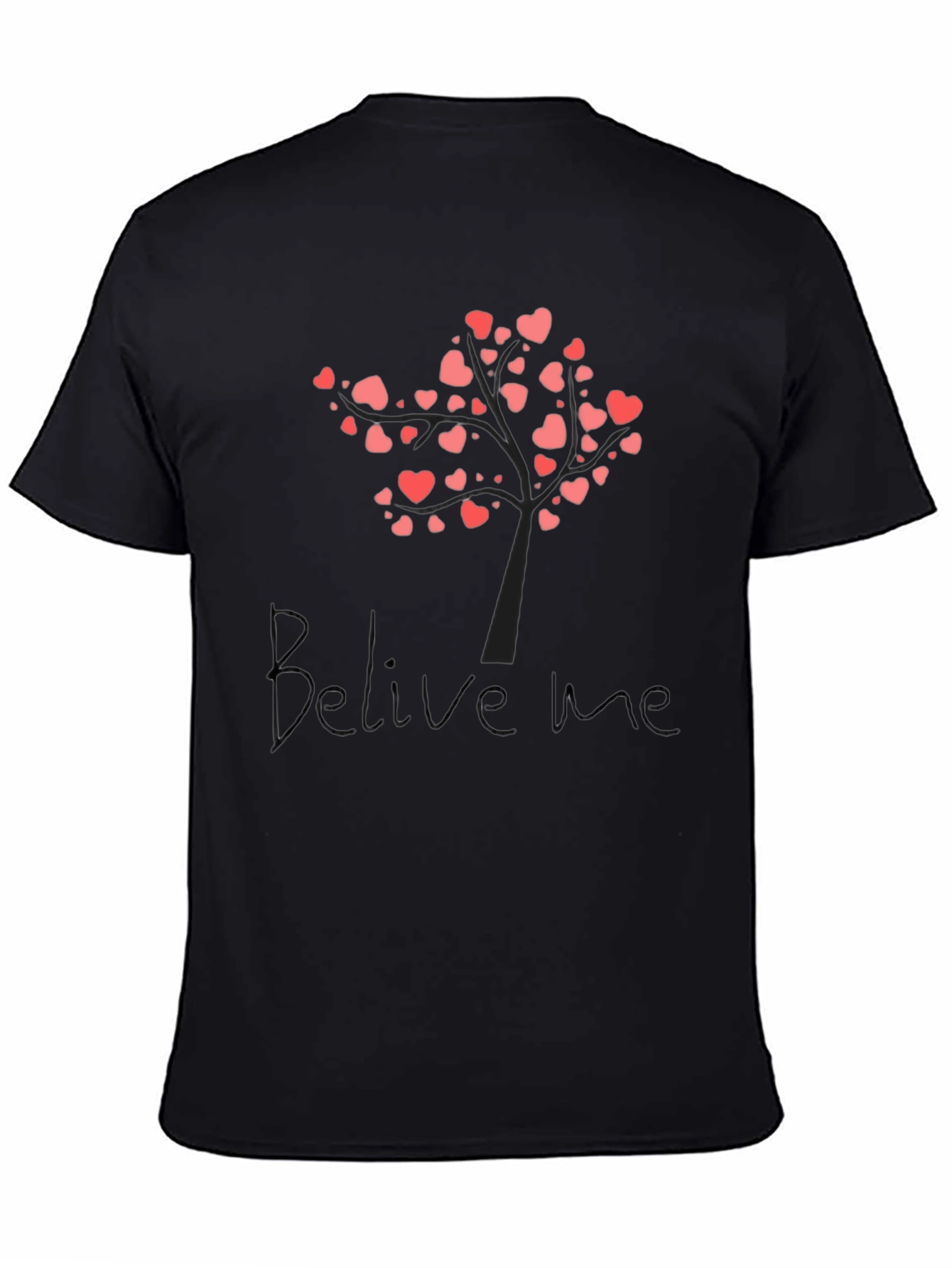 Heart Tree Graphic Tee - Believe Me T-Shirt