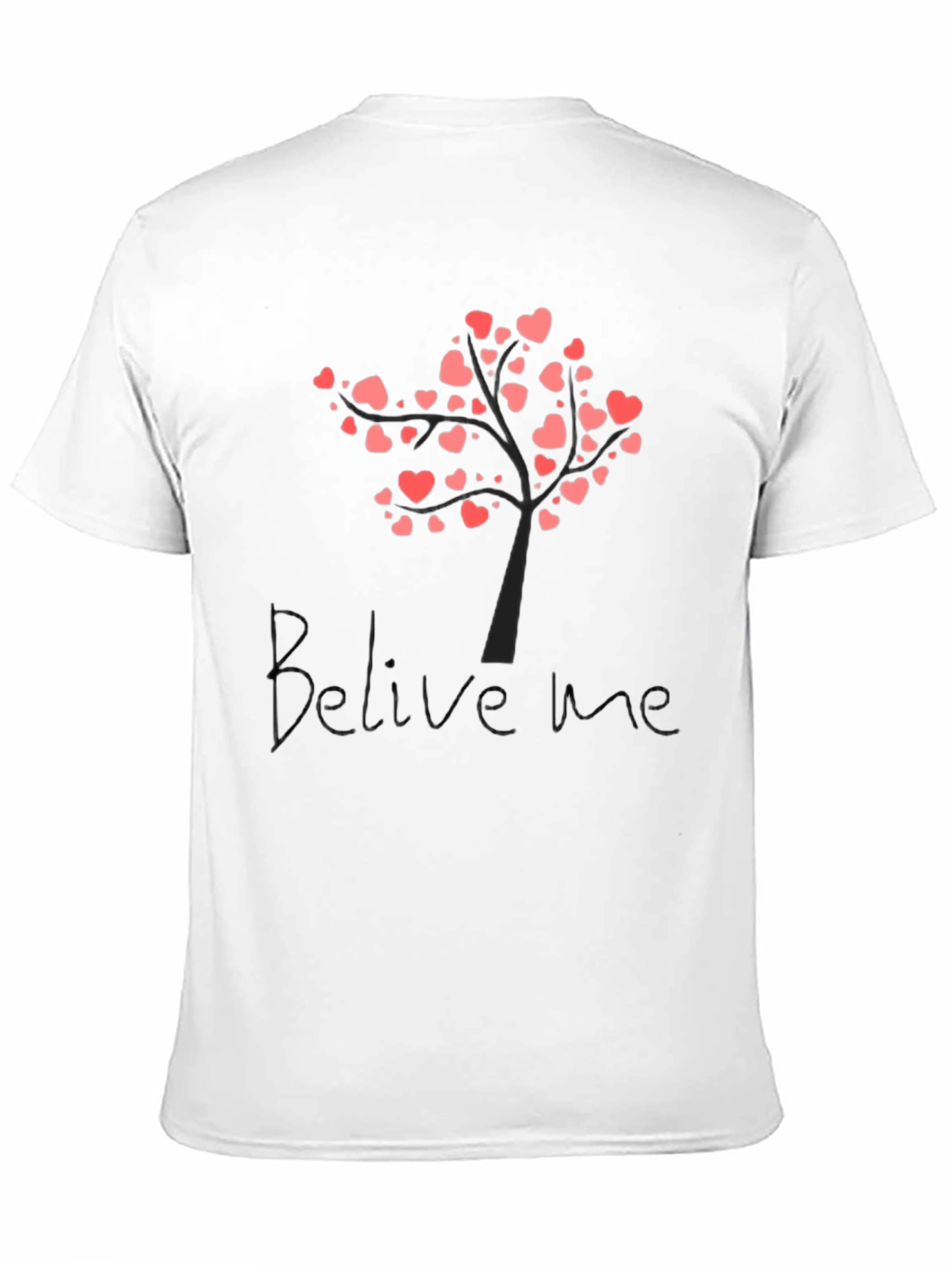 Heart Tree Graphic Tee - Believe Me T-Shirt