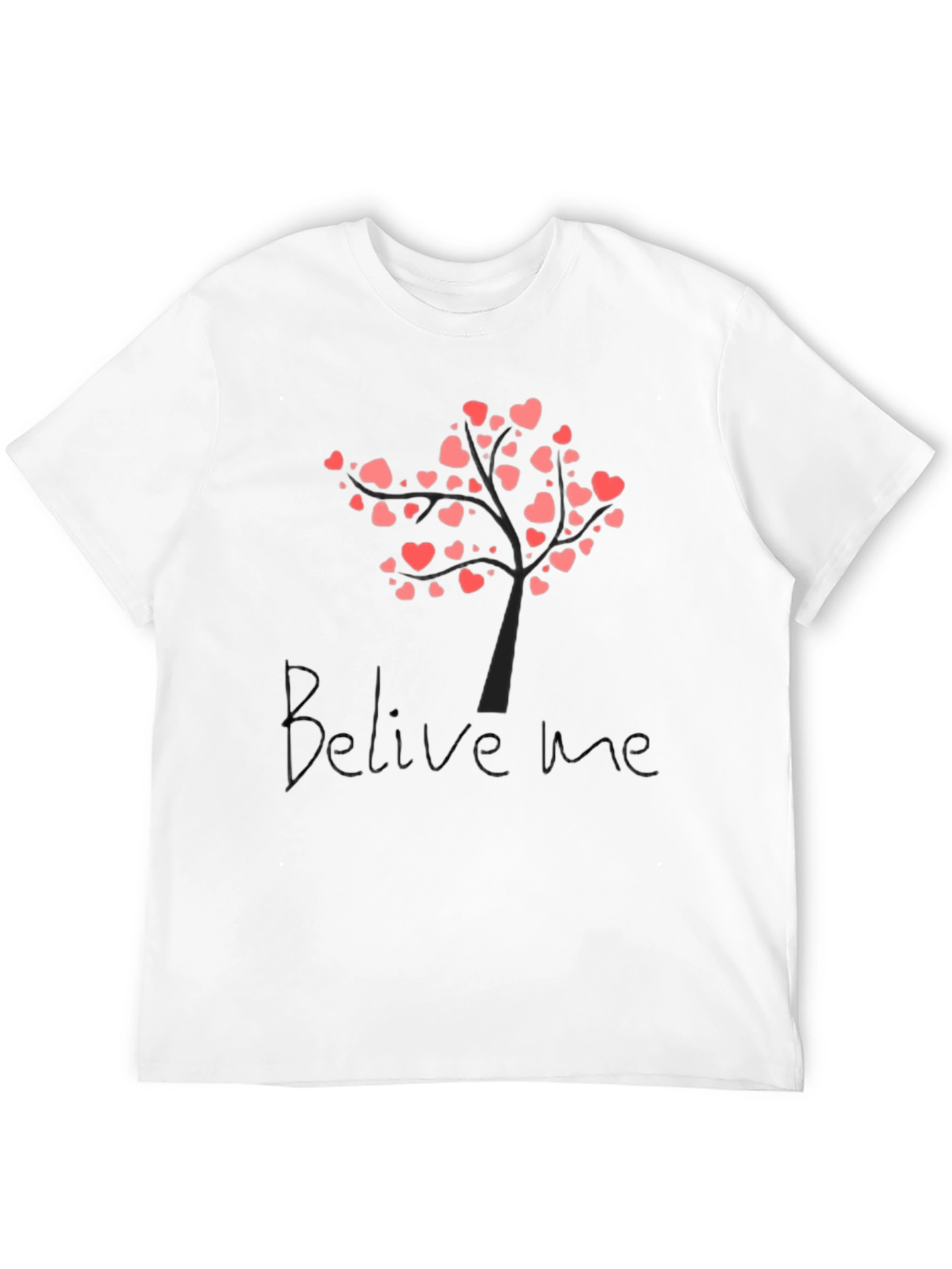 Heart Tree Graphic Tee - Believe Me T-Shirt