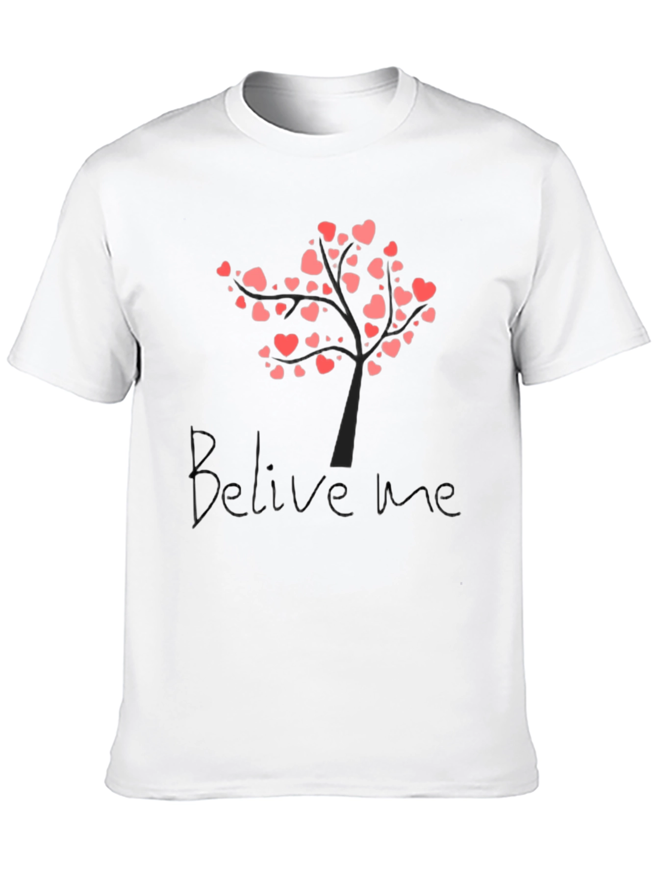 Heart Tree Graphic Tee - Believe Me T-Shirt